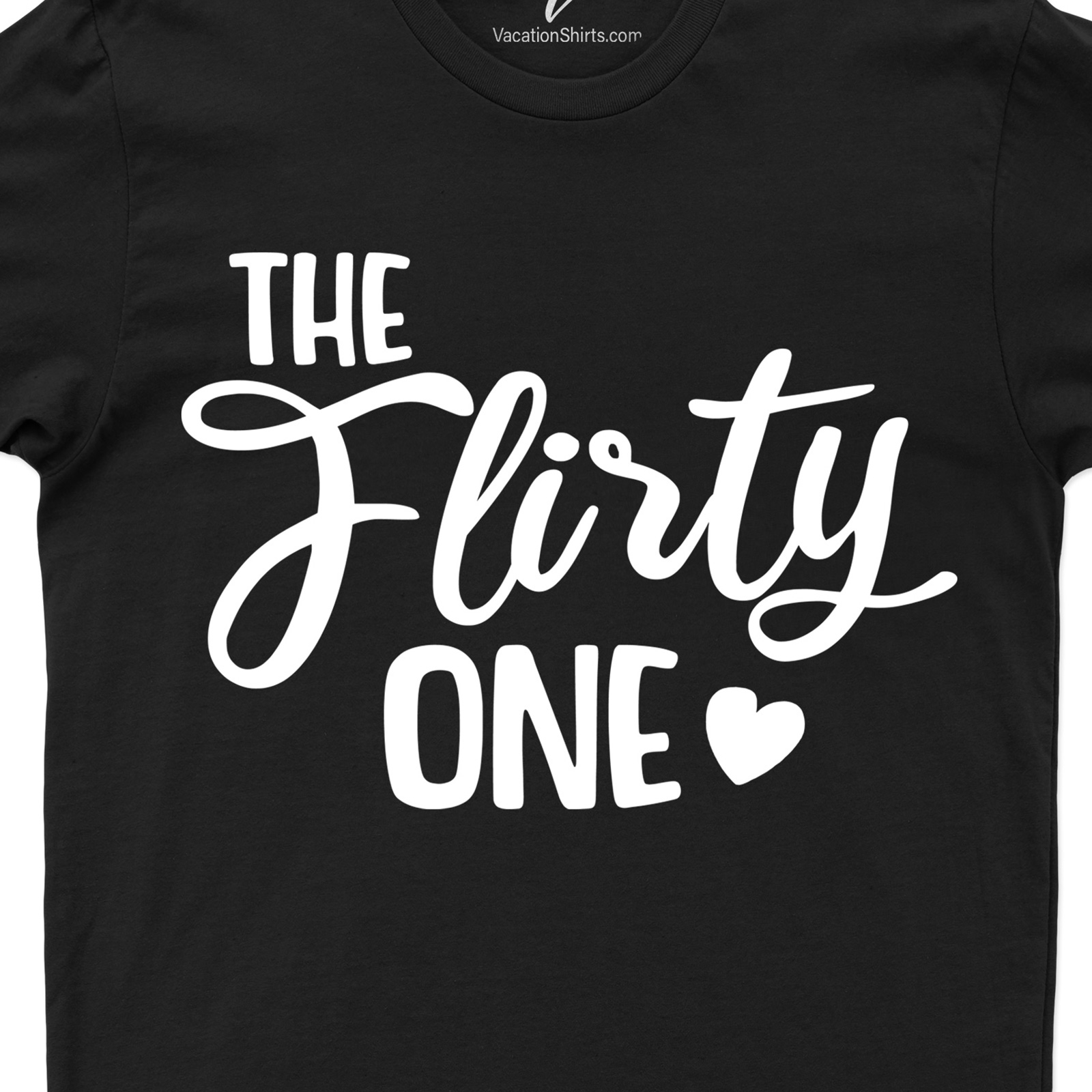 The Flirty One Wedding Shirt Wedding Vacation Shirts Shop The Flirty One Wedding Shirt - Perfect for Your Big Day |Free Shipping & Easy Returns