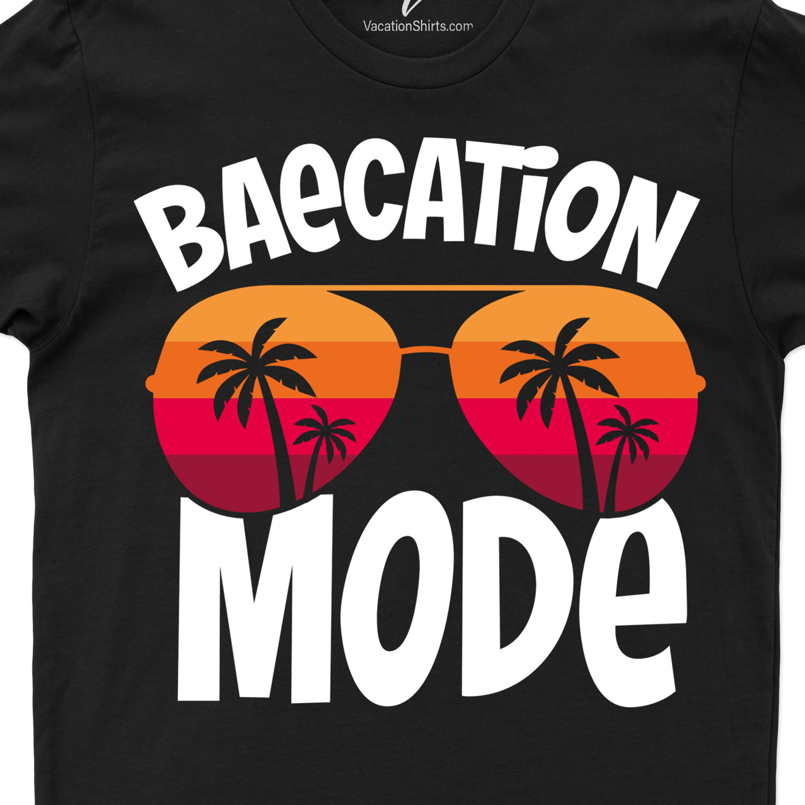 Baecation Mode Vacation Tee Beach Vacation Shirts Baecation Mode Vacation Tee - Perfect for Your Next Romantic Getaway |Shop Now