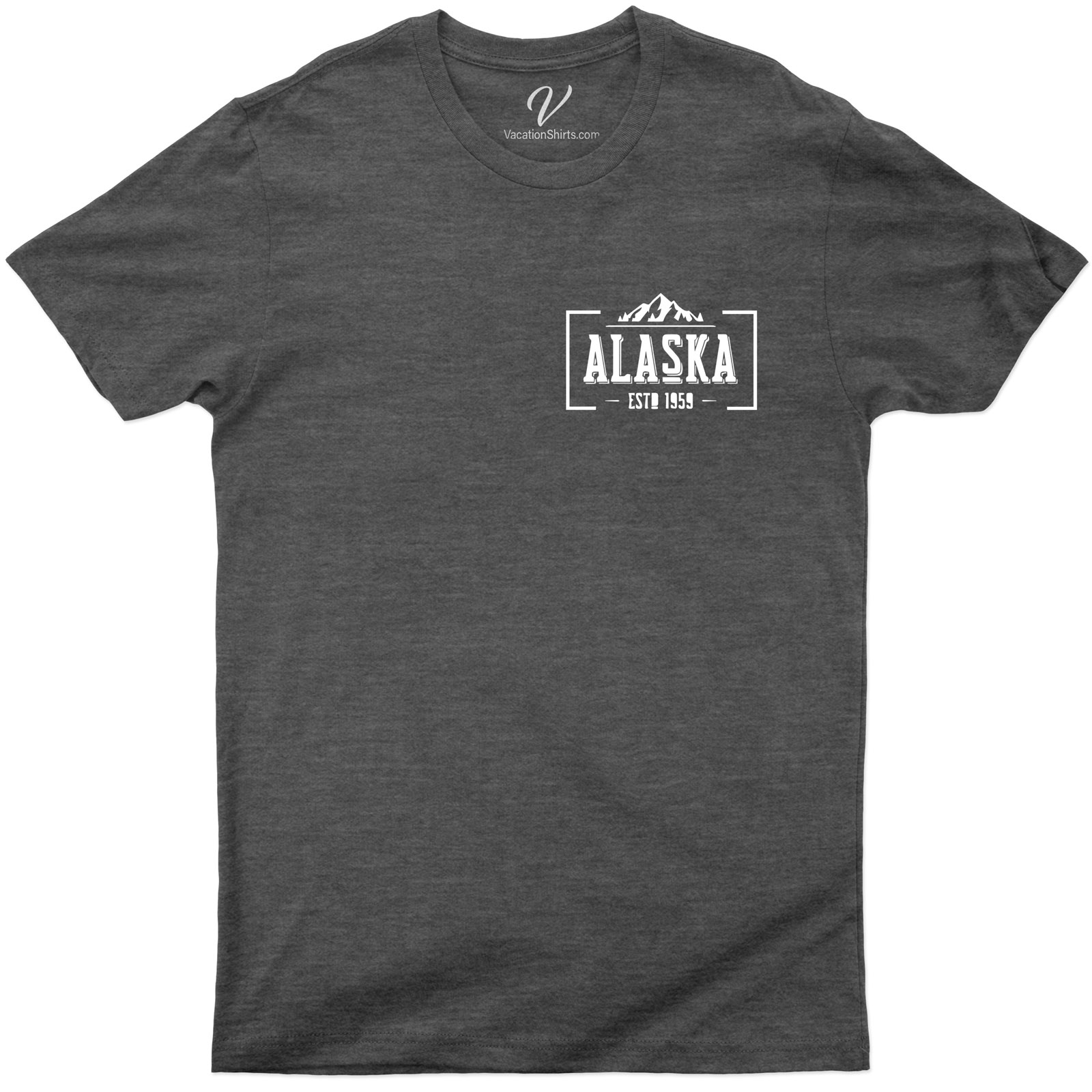 Alaska Retro Font Tee Alaska Vacation Shirts Shop the Best Alaska Retro Font Tee Online - Get Yours Today!