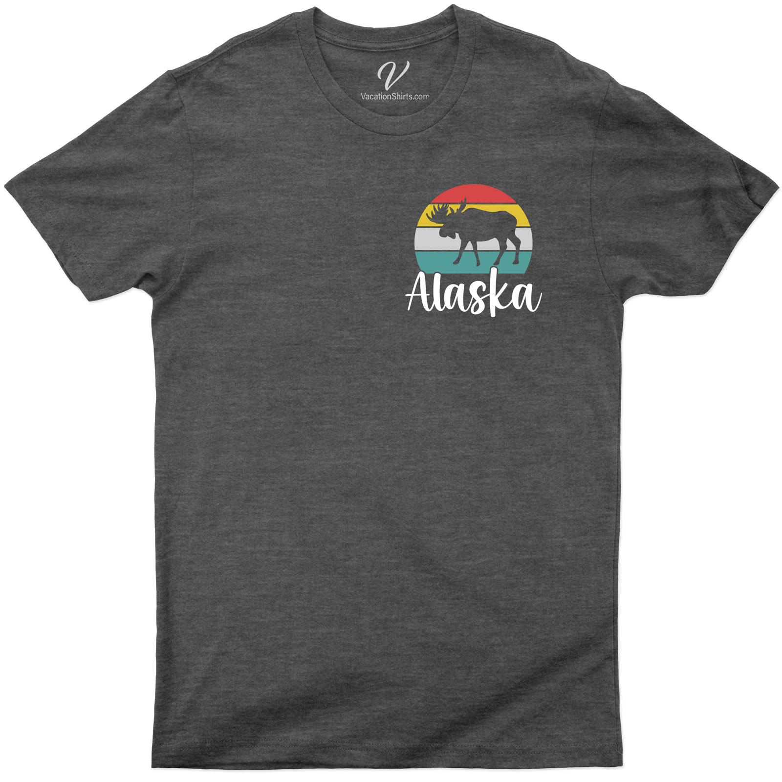 Alaska Moose Calligraphy Tee Alaska Vacation Shirts Shop the Best Alaska Moose Calligraphy Tee |Unique and Stylish Designs |Free Shipping Available