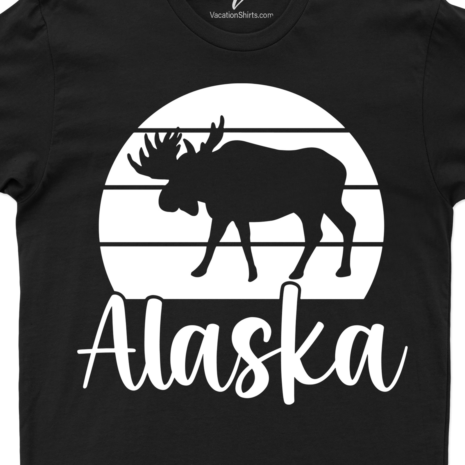 Alaska Calligraphy Moose Tee Alaska Vacation Shirts Shop the Best Alaska Calligraphy Moose Tee Online |Free Shipping Available
