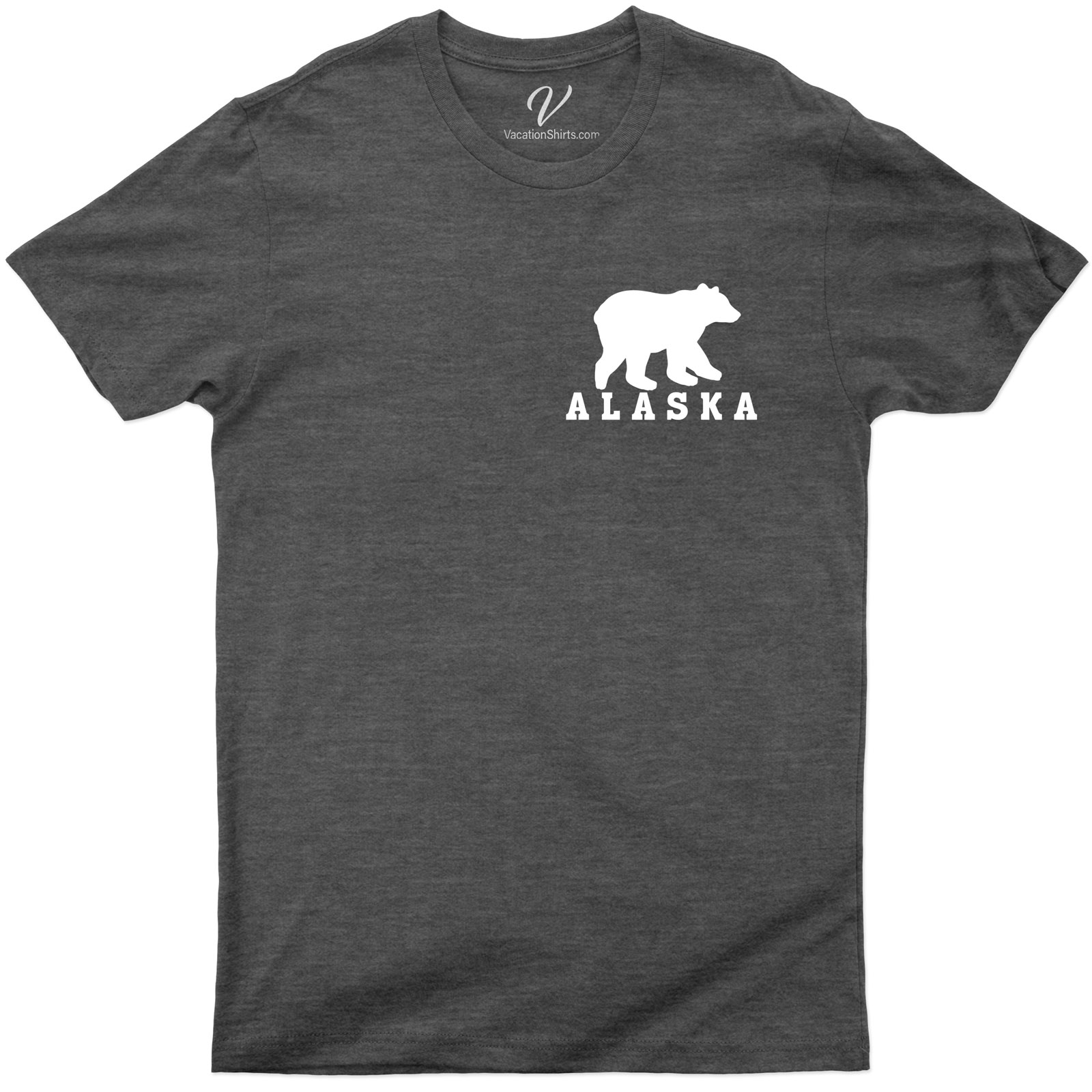 Alaska Bear Sillouhette Tee Alaska Vacation Shirts Shop the Best Alaska Bear Silhouette Tees Online |Free Shipping Available