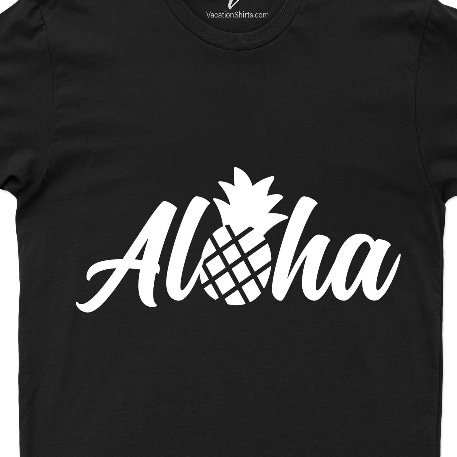Aloha Pineapple Hawaii Calligraphy Tee Hawaii Vacation Shirts Shop the Aloha Pineapple Hawaii Calligraphy Tee - Perfect for a Tropical Getaway |Free Shipping Available