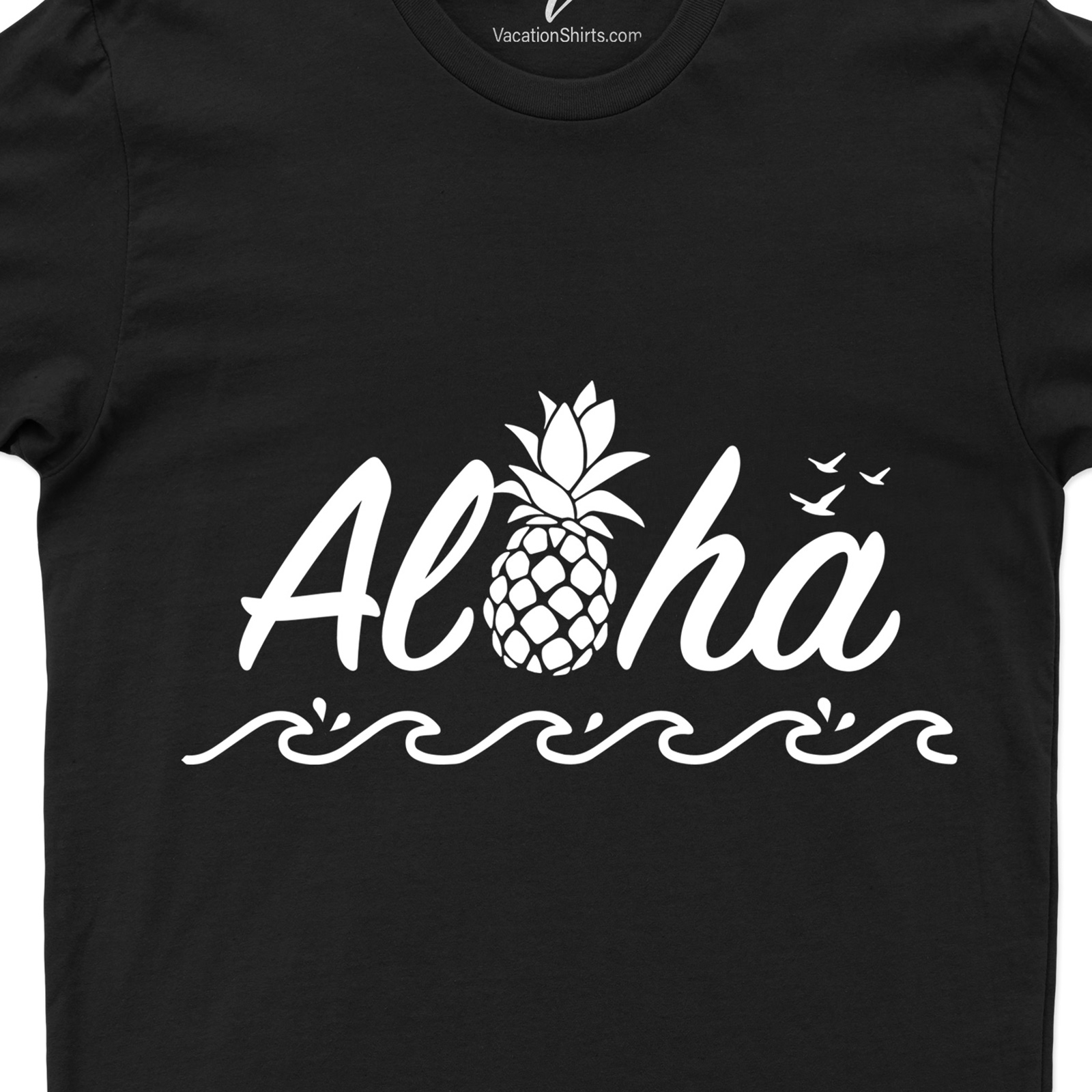 Aloha Waves Hawaii Calligraphy Tee Hawaii Vacation Shirts Shop the Aloha Waves Hawaii Calligraphy Tee - Unique and Stylish Design |Free Shipping