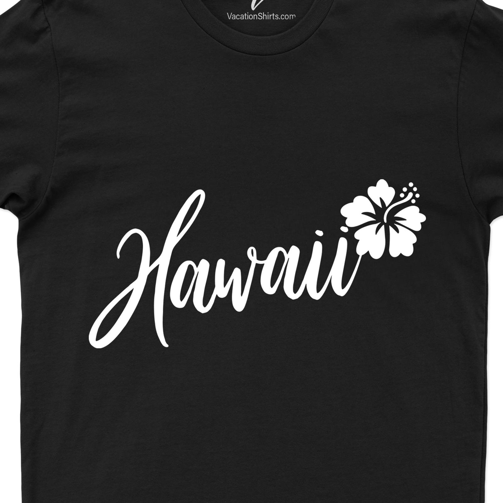 Hawaii Hibiscus Flower Calligraphy Tee Hawaii Vacation Shirts Hawaii Hibiscus Flower Calligraphy Tee - Shop Now for Unique and Stylish Apparel