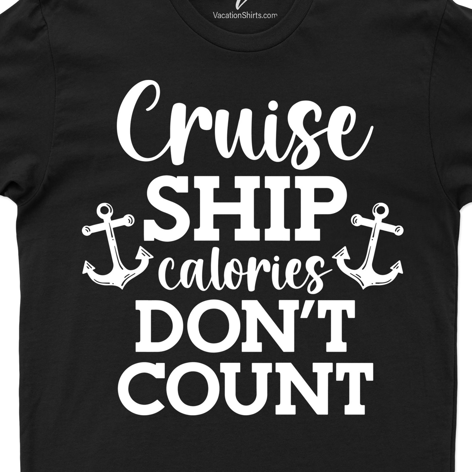 VacationShirts Cruise Calorie-Free Fun Tee Cruise Vacation Shirts Experience holiday bliss with our VacationShirts Cruise Calorie-Free Fun Tee. This Summer Vacation Shirt is a must-have for Cruise Vacation enthusiasts. With its Calorie-Free Humor, it's the perfect Travel Fun T-Shirt for your Beach Vacation. Enjoy Cruise Themed fun with zero calories!