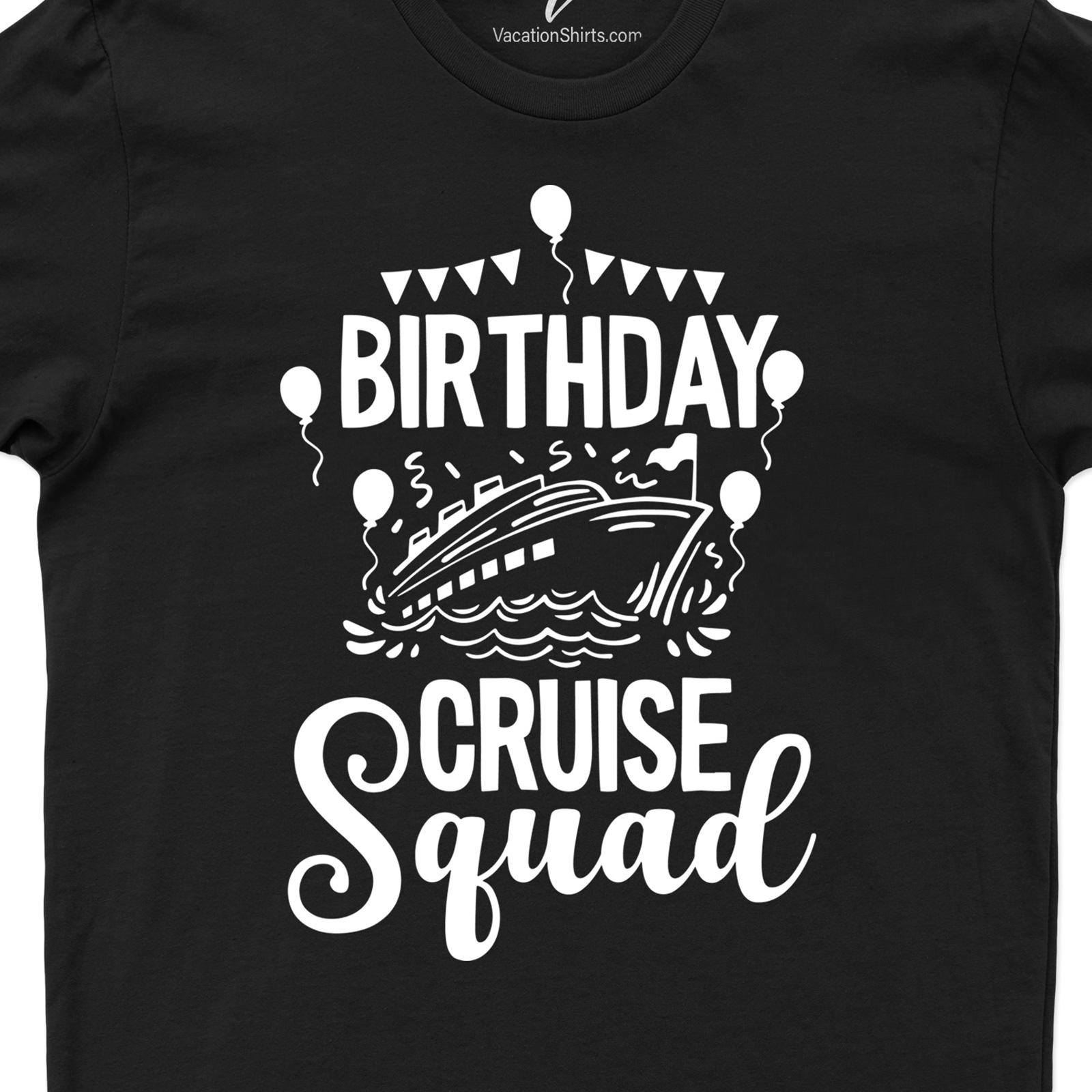 Celebratory Cruise Squad Birthday Tee Birthday Cruise Make your birthday unforgettable in our Celebratory Cruise Squad Birthday Tee! This Cruise Birthday T-shirt is the ultimate Birthday Cruise Apparel. Perfect for Group Cruise Birthday Shirts or Themed Cruise Birthday Tees. Join the Birthday Squad in style!
