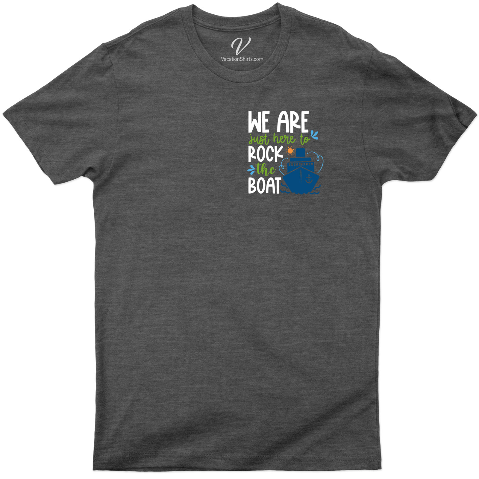 Rock The Boat Cruise Tee Vacation Shirts Rock The Boat Cruise Tee - Shop Now for the Best Deals on Trendy Cruise Wear