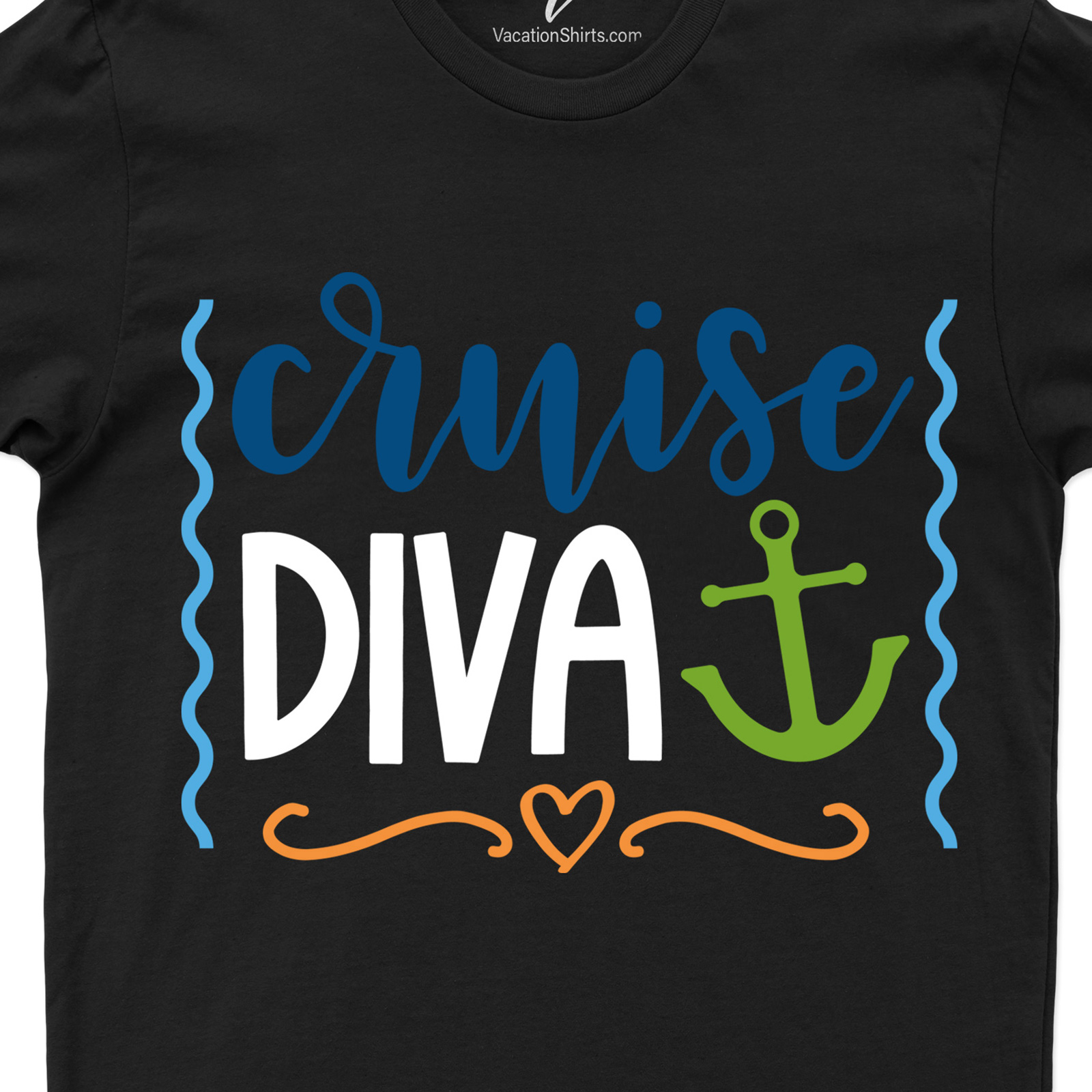 Cruise Diva Calligraphy Vacation Tee Vacation Shirts Shop the Best Cruise Diva Calligraphy Vacation Tee |Perfect for Your Next Adventure