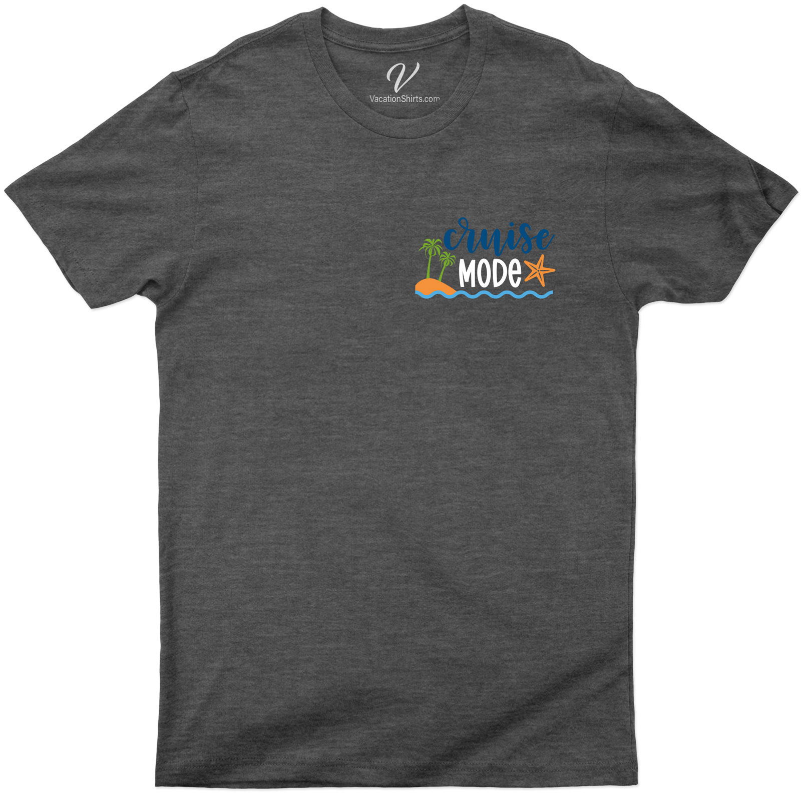 Cruise Mode Beach Vacation Tee Vacation Shirts Cruise in Style with Our Beach Vacation Tee - Shop Now!