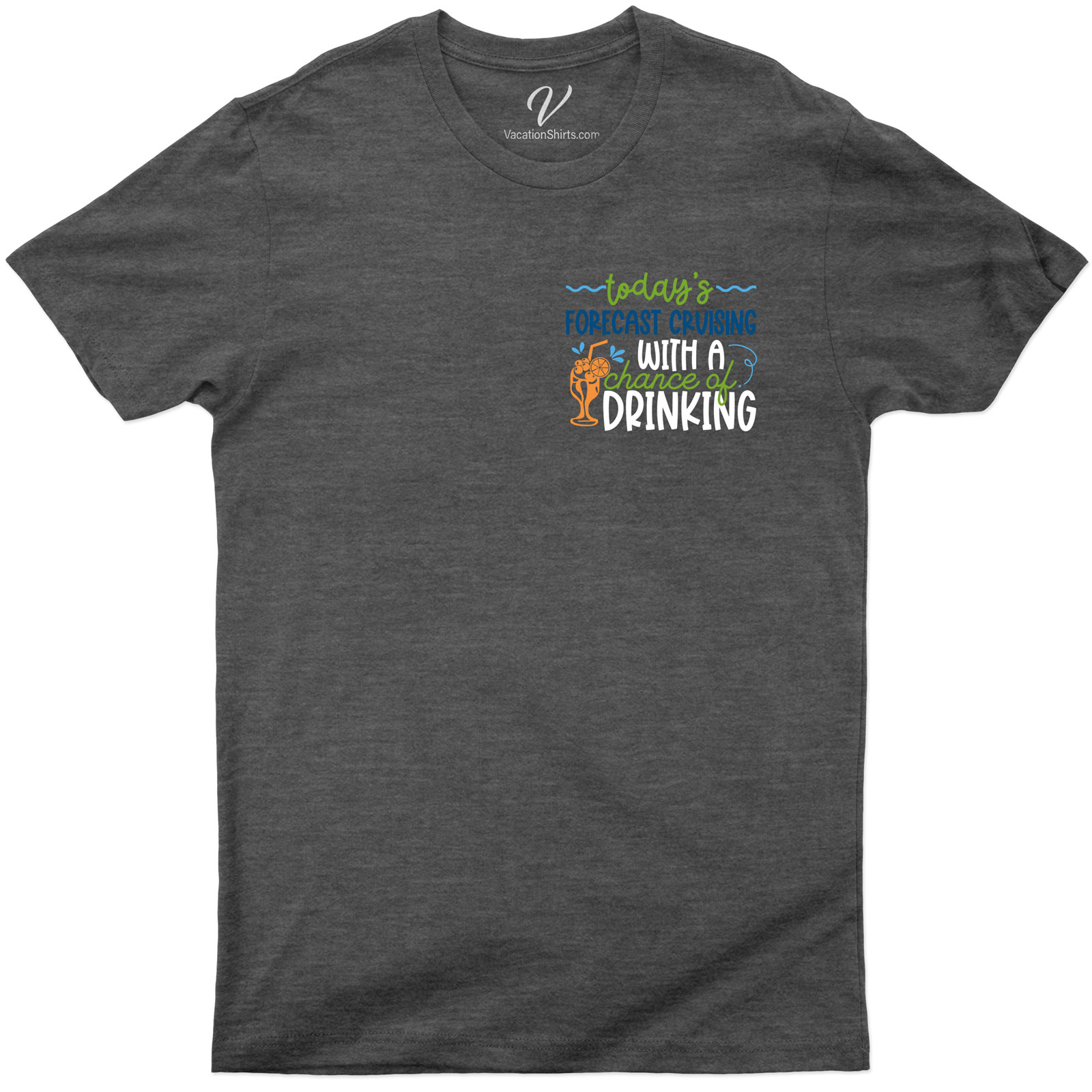 Forecast Cruising And Drinking Tee Vacation Shirts Shop the Best Forecast Cruising and Drinking Tees Online - Perfect for Your Next Adventure!