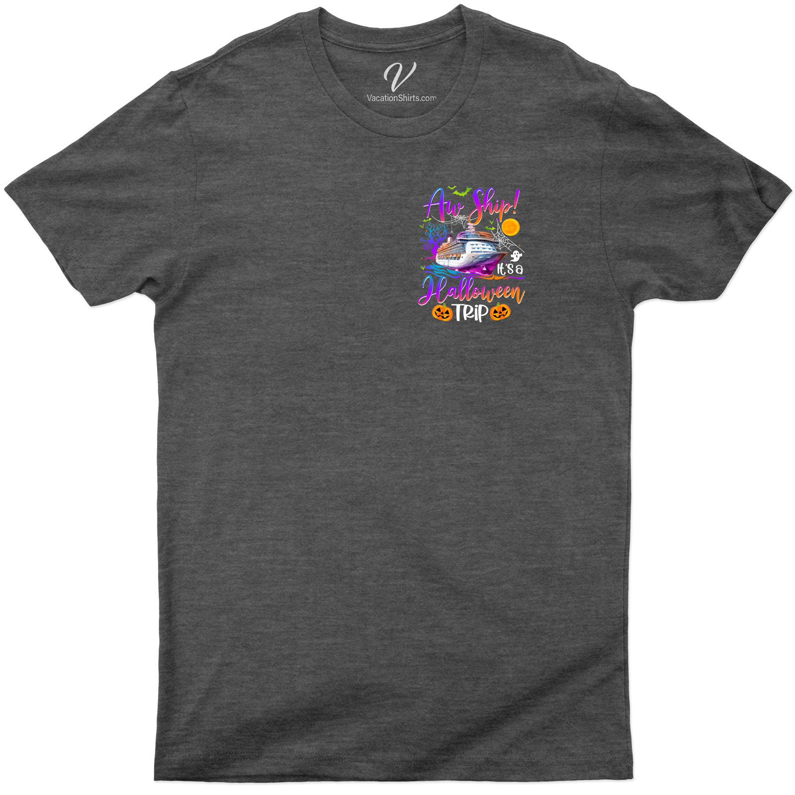 Aw Ship! Exclusive Halloween Cruise Tee by VacationShirts Halloween Cruise Shirts Get spooky in style with the Aw Ship! Exclusive Halloween Cruise Tee by VacationShirts. This unique Halloween Vacation Clothing piece combines holiday cruise wear with a festive twist. Ideal as your exclusive Halloween tee, it's a must-have for your cruise vacation apparel collection.