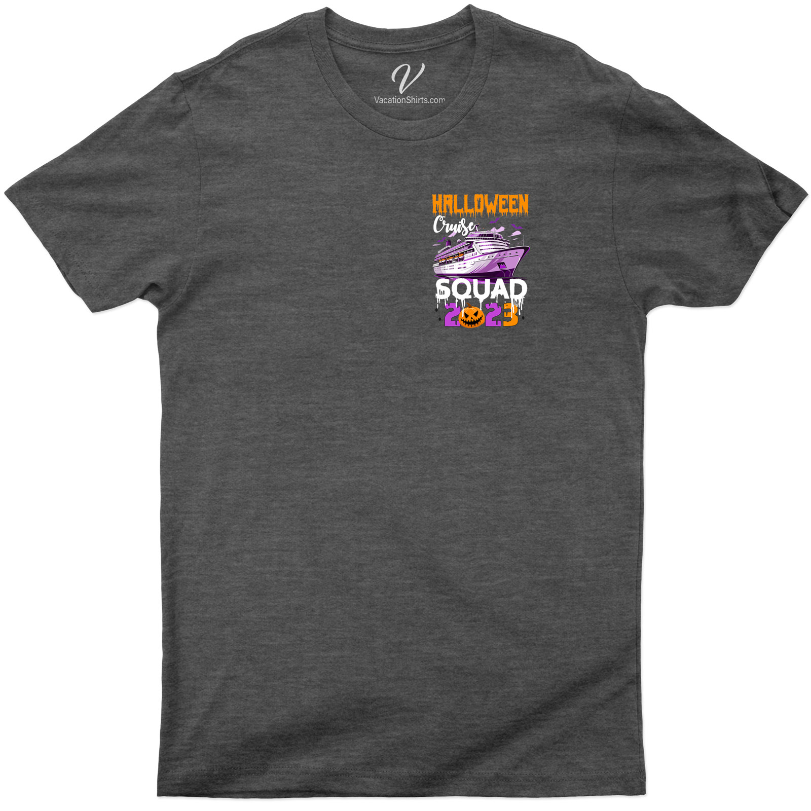Funky Purple Halloween Cruise Squad Tee Halloween Cruise Shirts Get onboard with our Funky Purple Halloween Cruise Squad Tee! This Halloween Themed T-Shirt is a must-have for your squad. Stand out in our Funky Halloween T-Shirts, the ultimate Halloween Squad Apparel for your next spooky cruise adventure!