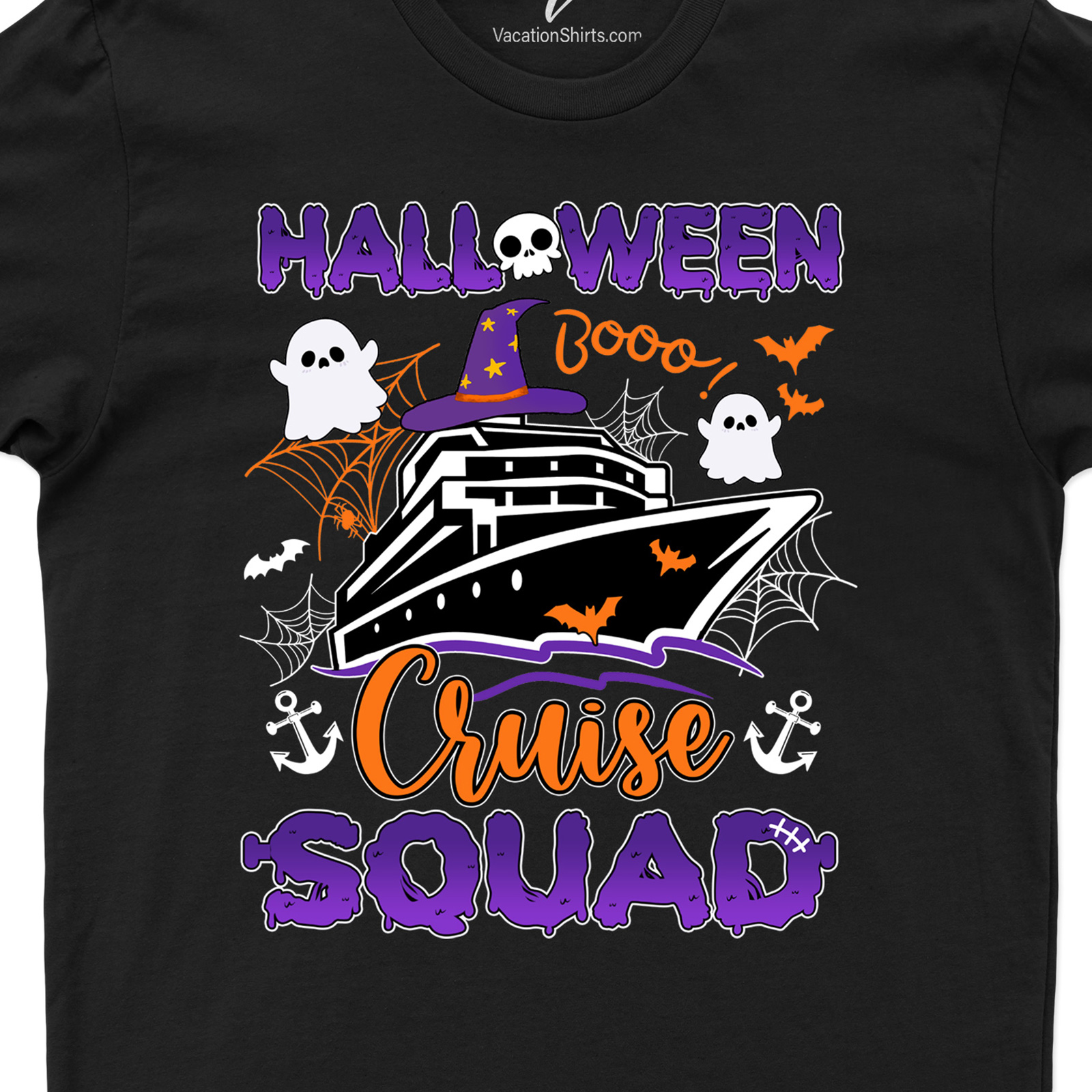 Sleek Booo Cruise Squad Halloween Tee - VacationShirts Halloween Cruise Shirts Get into the spooky spirit with our Sleek Boo Cruise Squad Halloween Tee! This Vacation Halloween Tee is your perfect Halloween Cruise Vacation Clothing. Stylish and fun, it's the ultimate Halloween Themed Cruise Wear for your Boo Squad Vacation Shirts collection.