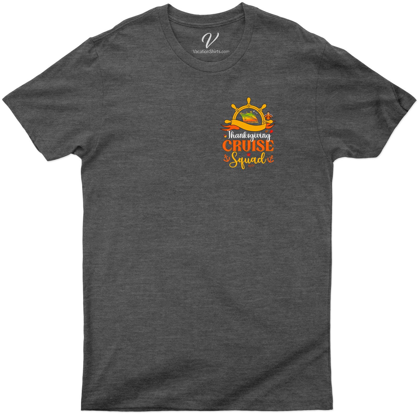 Squad-Ready Thanksgiving Cruise Tee by VacationShirts Thanksgiving Cruise Shirts Get your Squad-Ready Thanksgiving Cruise Tee by VacationShirts! Perfect for group cruise shirts or Thanksgiving vacation outfits. This holiday cruise apparel merges style and comfort, making it a must-have in your family cruise t-shirts collection. Stand out in our Thanksgiving Squad Tees this holiday season!