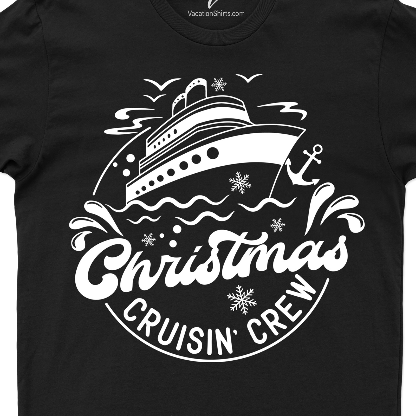 Christmas Cruisin' Crew Festive Tee from VacationShirts Christmas Cruise Shirts Get festive with our Christmas Cruisin' Crew Tee from VacationShirts. This holiday crew neck shirt is perfect for your Christmas vacation apparel collection. Enjoy the holiday spirit with our festive cruisin' tee, a must-have for Christmas-themed vacation tees lovers!