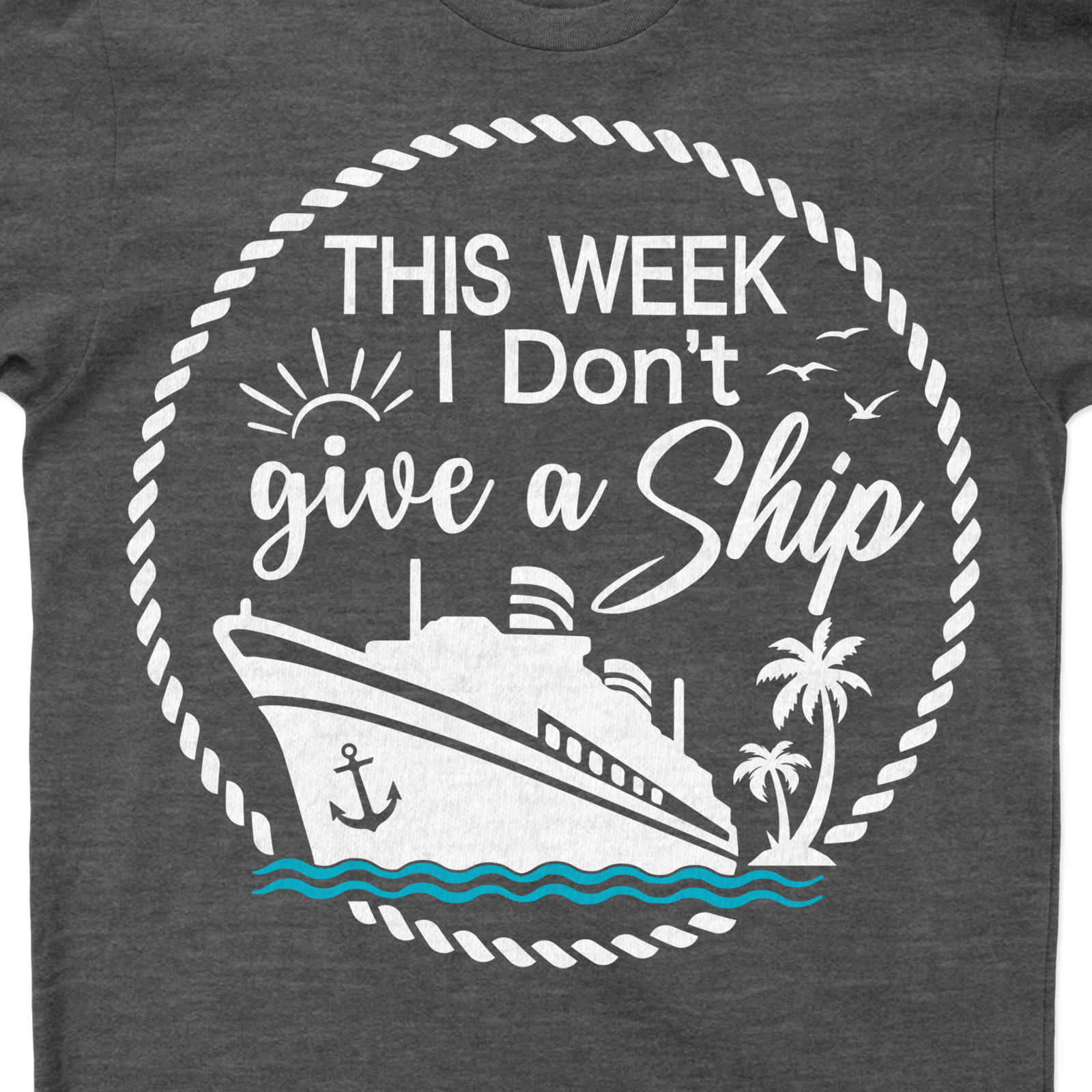 Carefree Cruise Line Graphic Tee - 'This Week I Don't Give a Ship' - VacationShirts.com Exclusive Get onboard with our 'Don't Give a Ship' Shirt, a VacationShirts.com Exclusive! This Carefree Cruise Line Graphic Tee is your perfect Cruise Vacation Apparel. Our Exclusive Graphic Tees, like this Nautical Graphic Tee, are the ultimate in Cruise Line Merchandise.