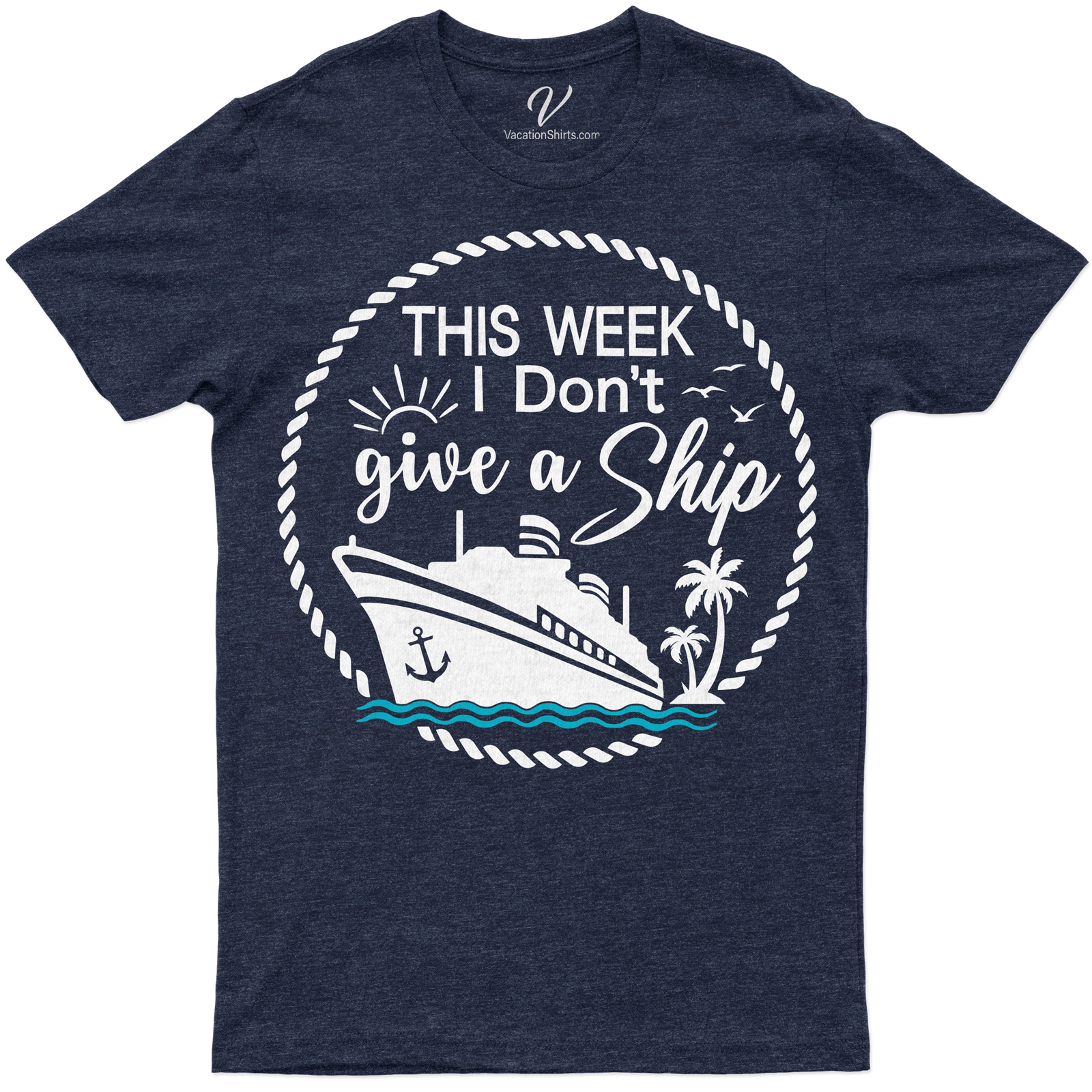Carefree Cruise Line Graphic Tee - 'This Week I Don't Give a Ship' - VacationShirts.com Exclusive Get onboard with our 'Don't Give a Ship' Shirt, a VacationShirts.com Exclusive! This Carefree Cruise Line Graphic Tee is your perfect Cruise Vacation Apparel. Our Exclusive Graphic Tees, like this Nautical Graphic Tee, are the ultimate in Cruise Line Merchandise.