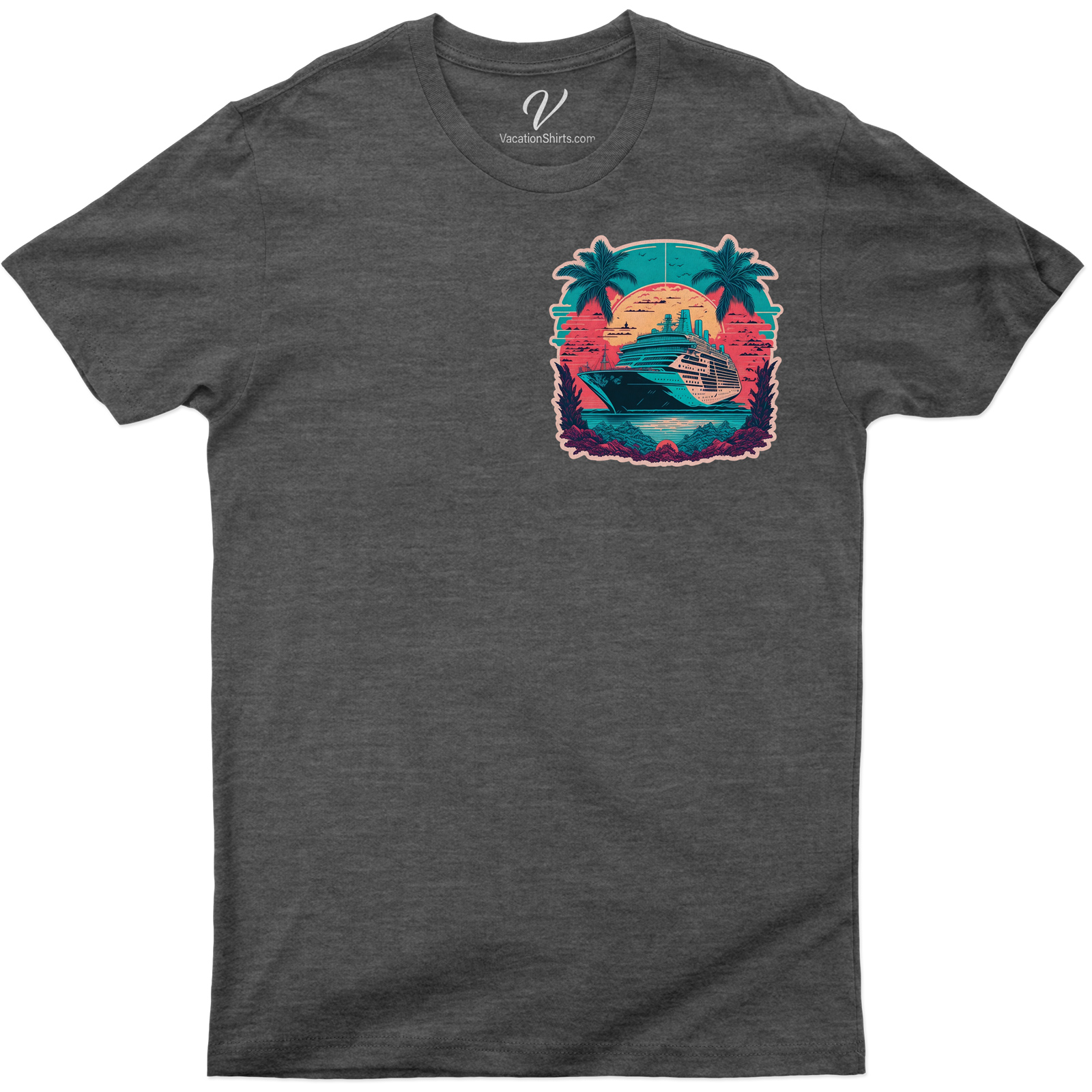 Tropical Cruise Sunset Graphic Tee - VacationShirts.com Exclusive Experience paradise with our VacationShirts.com Exclusive, Tropical Cruise Sunset Graphic Tee. This Summer Cruise Tee combines the allure of a Tropical Sunset with the comfort of Cruise Vacation Apparel. Perfect for Beach Vacations and Tropical Cruise T-Shirt enthusiasts.