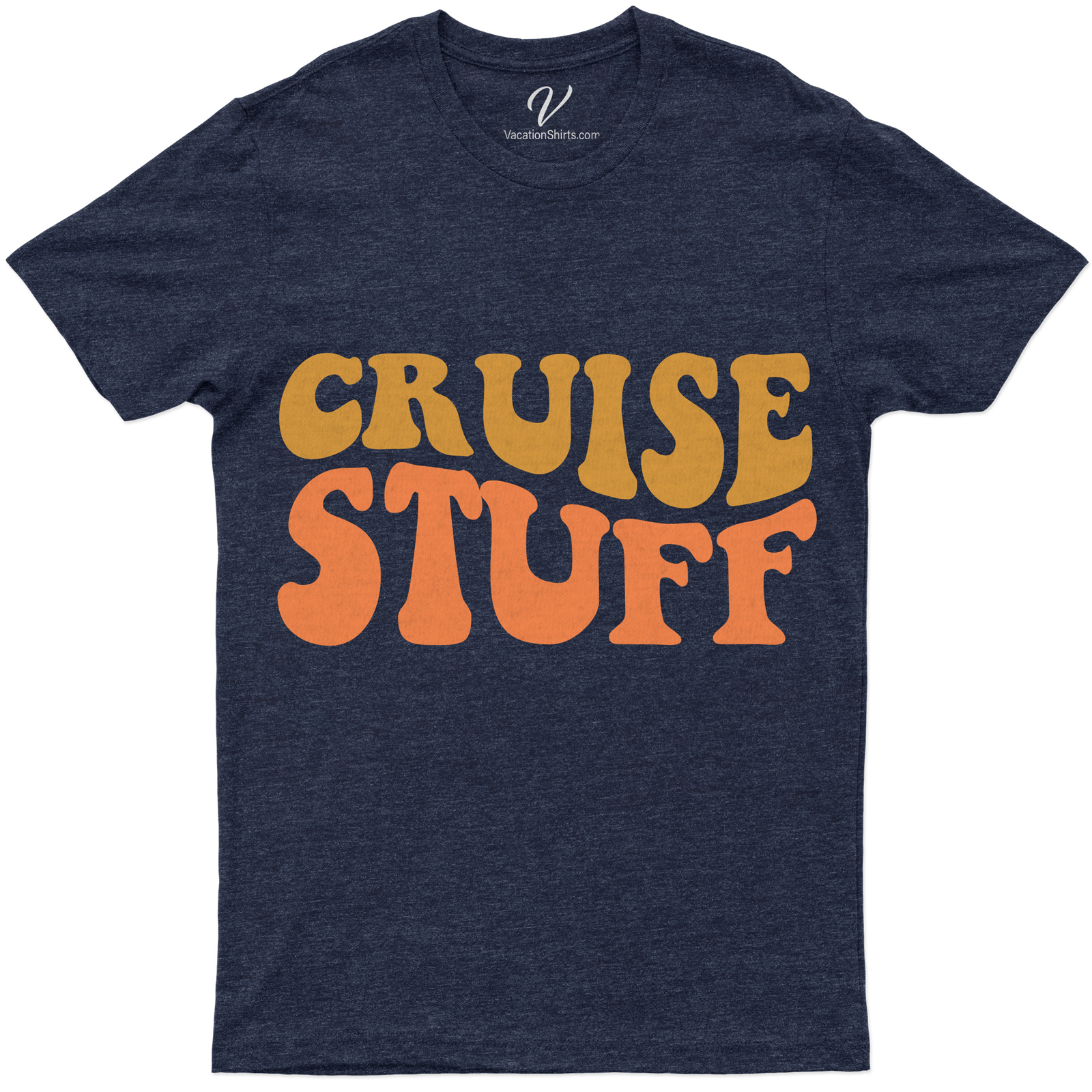 Cruise Stuff Retro Bold Lettering Tee - VacationShirts.com Exclusive Get ready to sail in style with our VacationShirts.com Exclusive, Cruise Stuff Retro Bold Lettering Tee. This bold print cruise shirt, part of our exclusive cruise wear collection, is the ultimate in retro vacation apparel. Perfect for any cruise vacation!