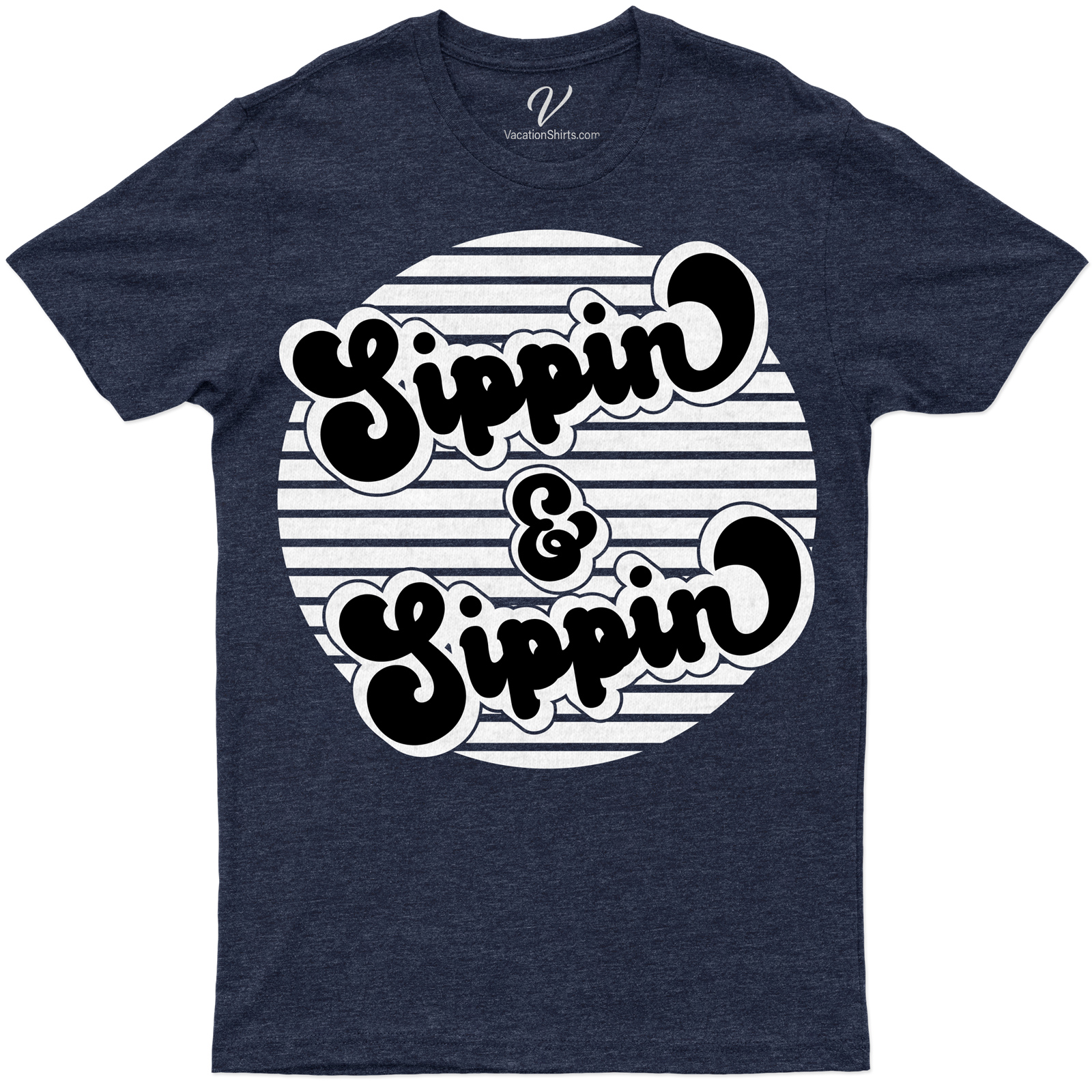 Relaxed Vibes Sippin' & Chillin' Graphic Vacation Tee Experience ultimate relaxation with our Relaxed Vibes Sippin' & Chillin' Graphic Vacation Tee. Perfect for beach vacations, this chill t-shirt combines casual comfort with a unique, summer graphic design. Ideal for travel, it's your go-to relaxing vacation apparel.