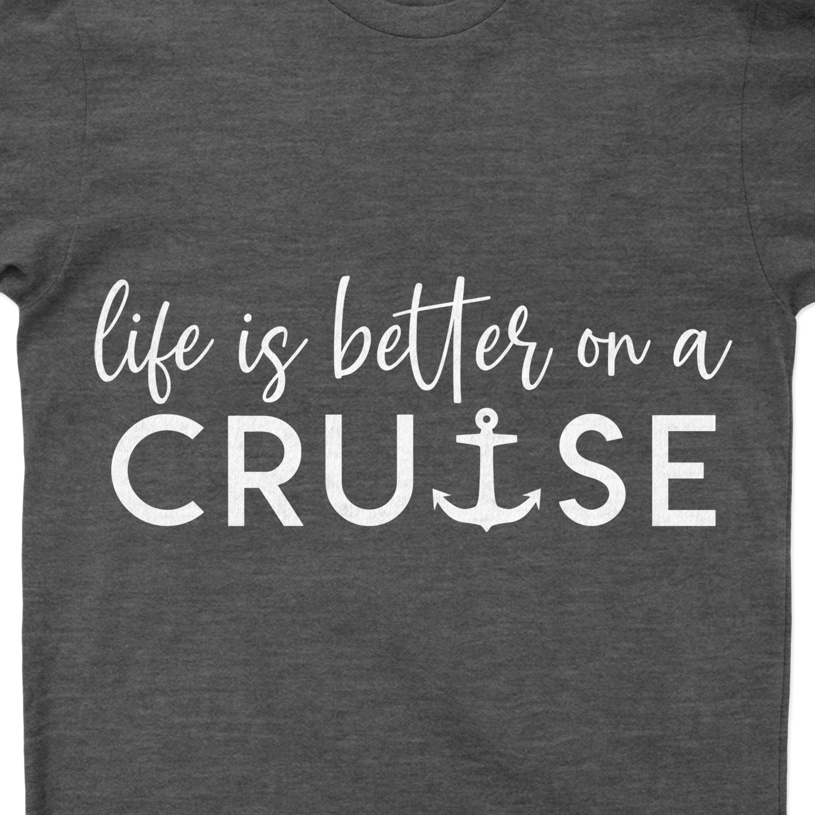 Life is Better on a Cruise Casual Vacation Tee - Nautical Theme Experience the thrill of the sea with our 'Life is Better on a Cruise' Casual Vacation Tee. This Nautical Theme Tee, part of our Cruise Life Clothing collection, embodies the spirit of nautical casual wear and sea vacation tees. Perfect for any cruise ship adventure!