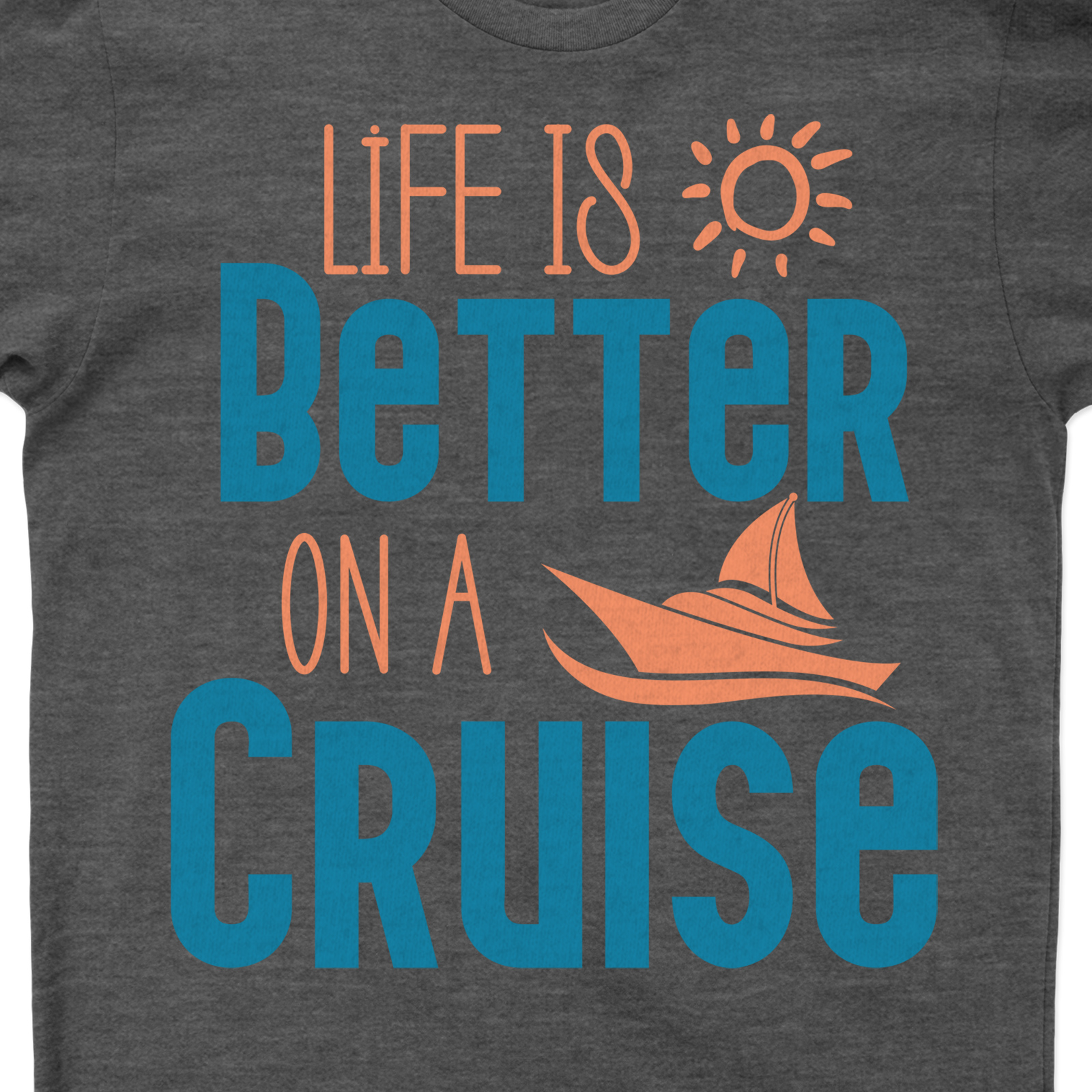 Life is Better on a Cruise Casual Vacation Tee - Nautical Theme Comfort Wear Life is Better on a Cruise Casual Vacation Tee is your perfect Nautical Theme Apparel. This Cruise Comfort Tee, part of our Casual Vacation Wear collection, combines Nautical Casual Tees' charm with Cruise Vacation Clothing's comfort. Ideal for all your Cruise Vacation T-Shirts needs!