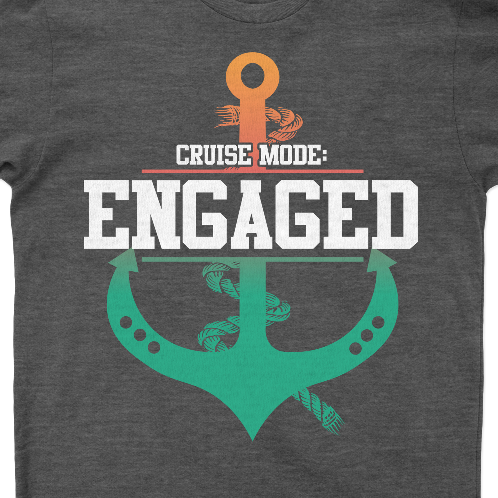 Cruise Mode: Engaged - Nautical Anchor & Wheel Vacation Tee Get in the holiday spirit with our 'Cruise Mode: Engaged' tee! This Nautical Anchor & Wheel Vacation Shirt combines maritime fashion with cruise vacation excitement. Perfect for sailing vacations, it's a must-have in your nautical vacation apparel collection.