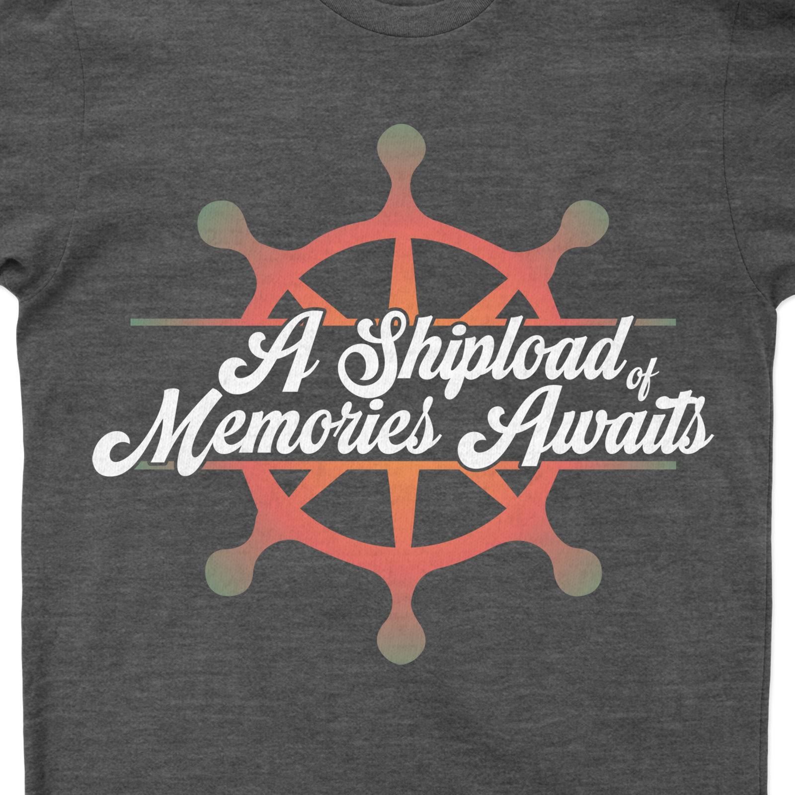 Nautical Compass Design 'Shipload of Memories Awaits' Vacation Tee Embark on a sea adventure with our Nautical Compass T-Shirt. This Vacation Tee Design, 'Shipload of Memories Awaits', is your perfect Maritime Fashion Tee. Dive into the ocean voyage with our Sailing Vacation Clothing, a must-have in Nautical Design Apparel.