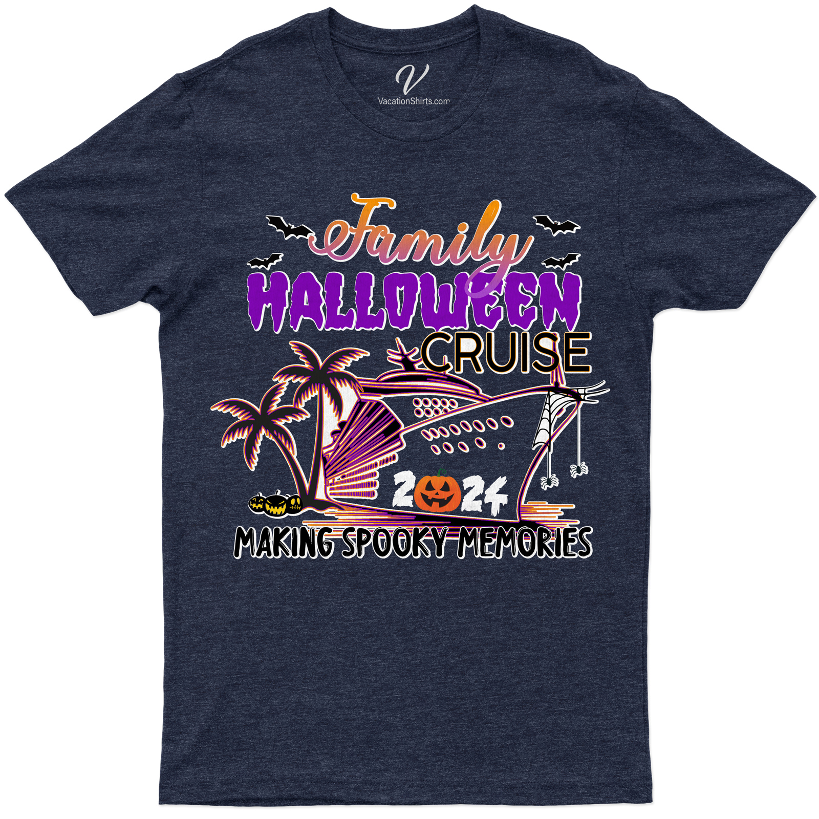 Family Halloween Cruise - Making Spooky Memories Vacation Tee Set sail in style with our Family Halloween Cruise Shirts! These Spooky Vacation Tees are perfect Halloween Cruise Outfits. Make eerie memories with our Family Halloween Tees, the ultimate Halloween Vacation Clothing. Get your Spooky Cruise Shirts today and enjoy a Family Spooky Cruise Apparel that's unforgettable!