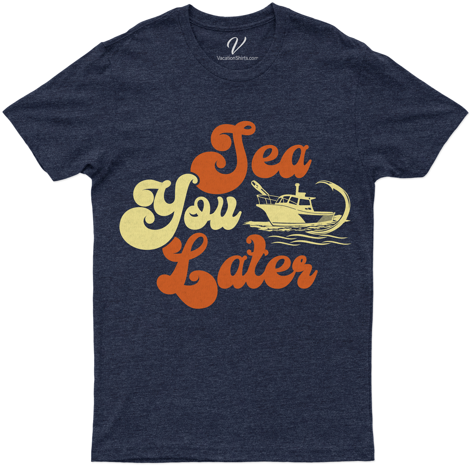 Sea You Later Nautical-Themed Casual Vacation Tee from VacationShirts.com Set sail with VacationShirts.com's Sea You Later Nautical-Themed Casual Vacation Tee. This Ocean Themed Casual Shirt is your perfect Beach Vacation Apparel, blending Casual Beach Tee comfort with Nautical Vacation Shirt style. Say 'Sea You Later' in style!