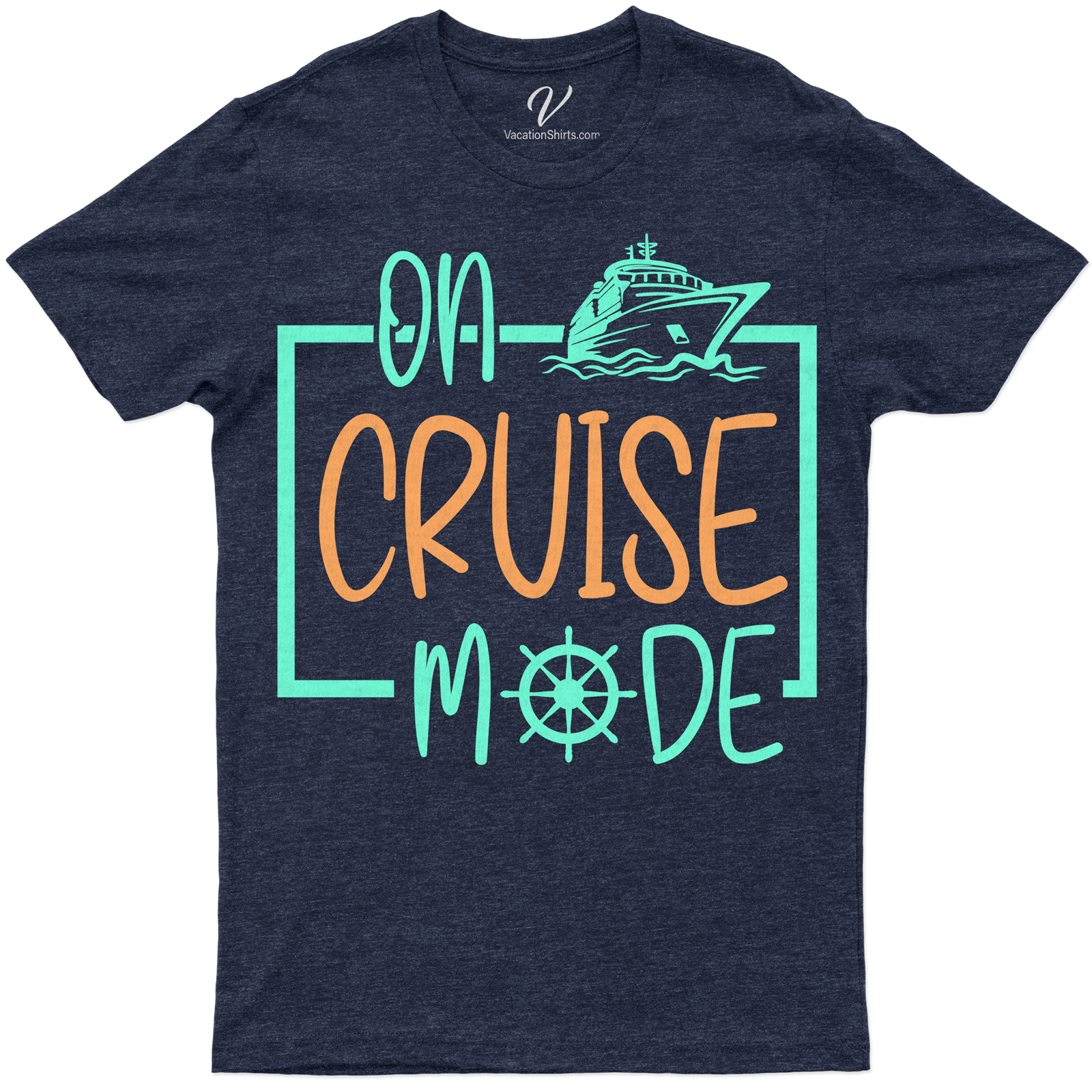 Cruise Mode Activated - Nautical Vacation Graphic Tee Set sail in style with our 'Cruise Mode Activated' Nautical Vacation Graphic Tee. This maritime fashion essential, part of our ocean vacation shirts collection, combines boat-themed clothing aesthetics with the comfort of cruise wear t-shirts. Perfect for any sea travel adventure!