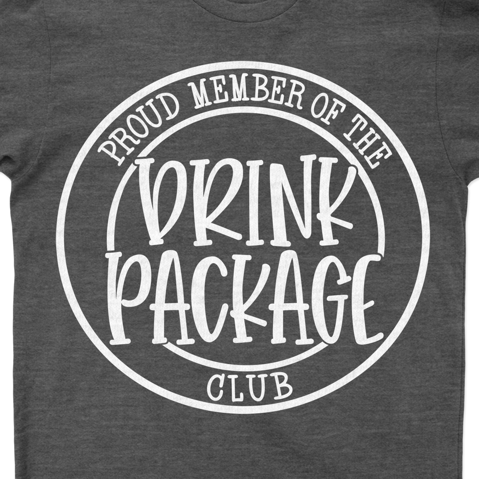 VacationShirts.com Exclusive 'Proud Member of the Drink Package Club' Casual Tee Experience the ultimate summer vibe with VacationShirts.com's Exclusive 'Proud Member of the Drink Package Club' Casual Tee. This fun vacation clothing piece, perfect for beach vacations and cruises, embodies the spirit of holiday t-shirts and travel tees. Join the club!