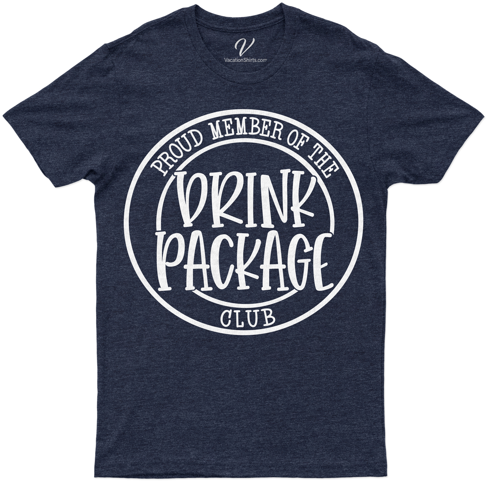 VacationShirts.com Exclusive 'Proud Member of the Drink Package Club' Casual Tee Experience the ultimate summer vibe with VacationShirts.com's Exclusive 'Proud Member of the Drink Package Club' Casual Tee. This fun vacation clothing piece, perfect for beach vacations and cruises, embodies the spirit of holiday t-shirts and travel tees. Join the club!