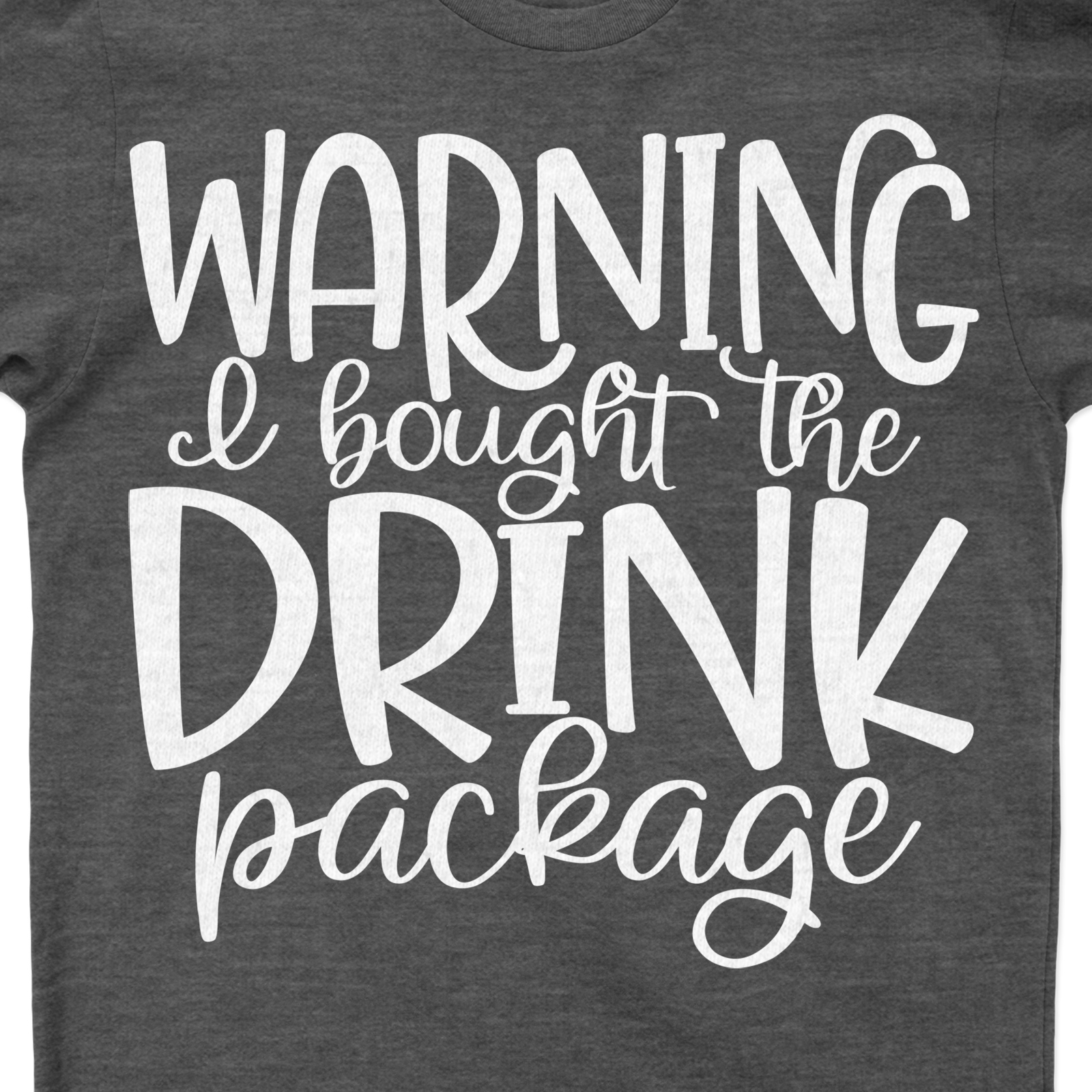 Fun Vacation Beverage Package Humor Graphic Tee Unleash your holiday spirit with our Fun Vacation Beverage Package Humor Graphic Tee! This Funny Vacation T-Shirt is a must-have for travel enthusiasts, blending Beverage Theme T-Shirt novelty with Fun Graphic Tee humor. Perfect for your next fun travel adventure!