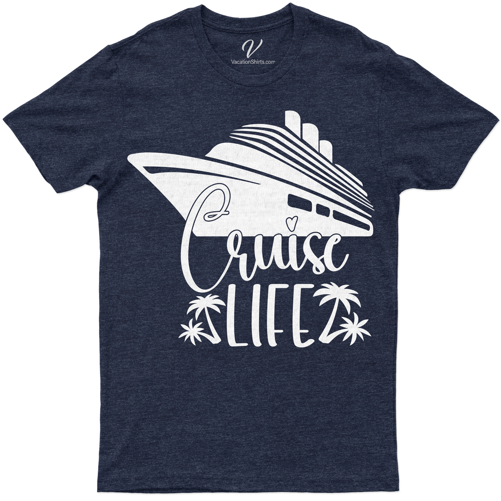 Cruise Life Tropical Palm Graphic Tee for Travel Enthusiasts Experience the essence of vacation with our Cruise Life Tropical Palm Graphic Tee. Perfect for travel enthusiasts, this palm print t-shirt is a must-have in your cruise wear collection. Embrace the beach life with our tropical travel t-shirts!