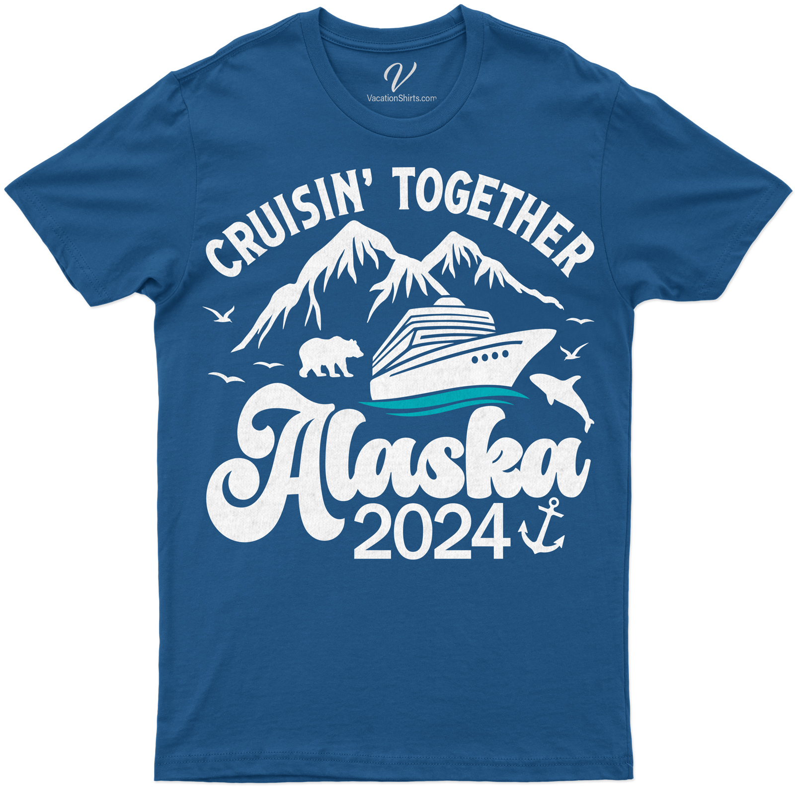 Alaska 2024 Cruise Tee: Wildlife & Scenic Views