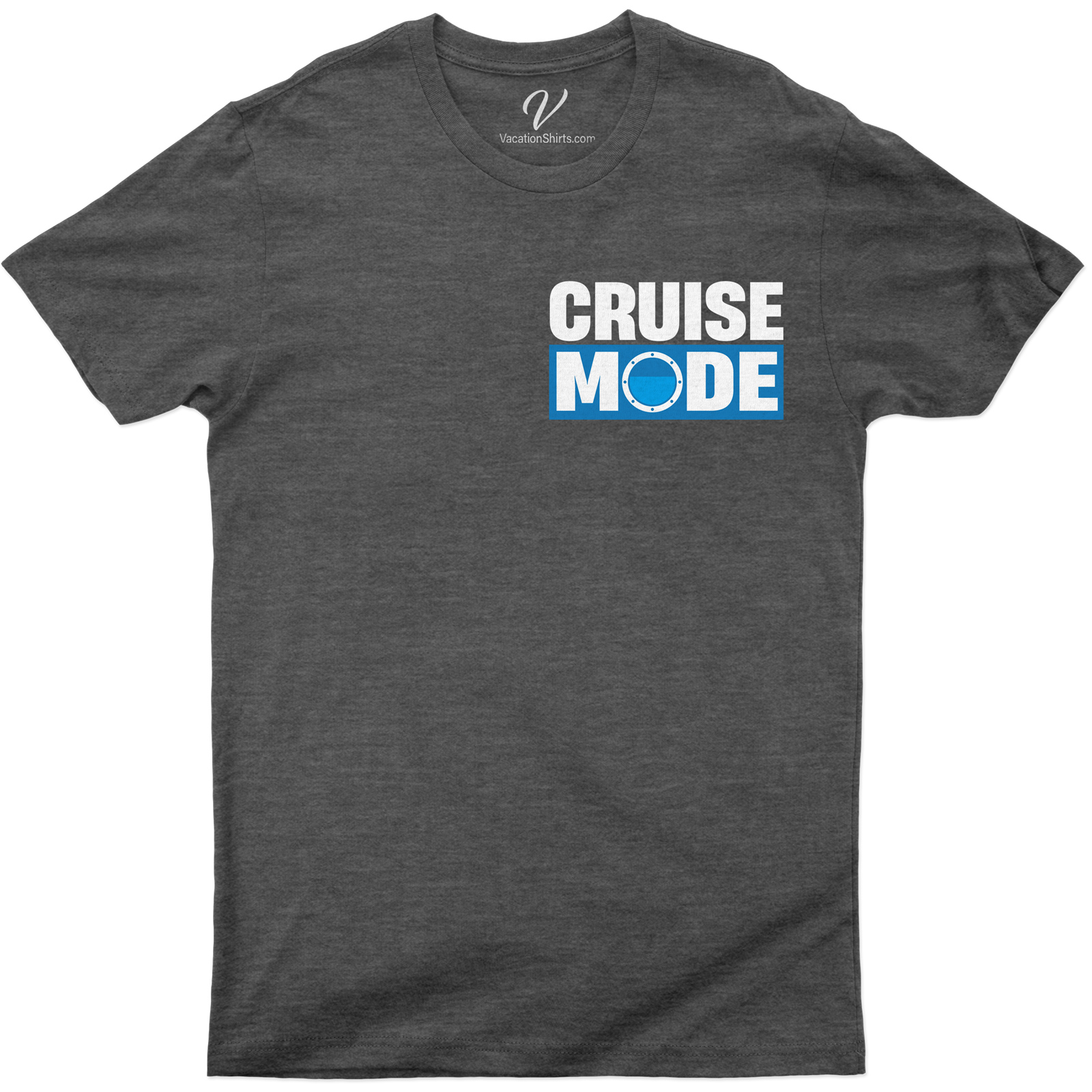 Cruise Mode On - Nautical Vacation Casual Tee Set sail in style with our 'Cruise Mode On' Nautical Vacation Casual Tee. This maritime casual wear is perfect for beach vacations or sailing trips. Stand out in our ocean-themed shirt, a must-have in your cruise wear tees and boat apparel collection.