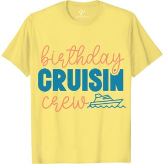 Fun Birthday Cruisin' Crew Graphic Tee for Group Celebrations Birthday Cruise Shirts Celebrate in style with VacationShirts.com's Fun Birthday Cruisin' Crew Graphic Tee! Perfect for group celebrations, these matching cruise shirts blend fun and festivity. Customize for your crew, making each birthday cruise unforgettable. Ideal for any cruise party, our tees promise comfort, style, and a personalized touch to your group birthday outfits.