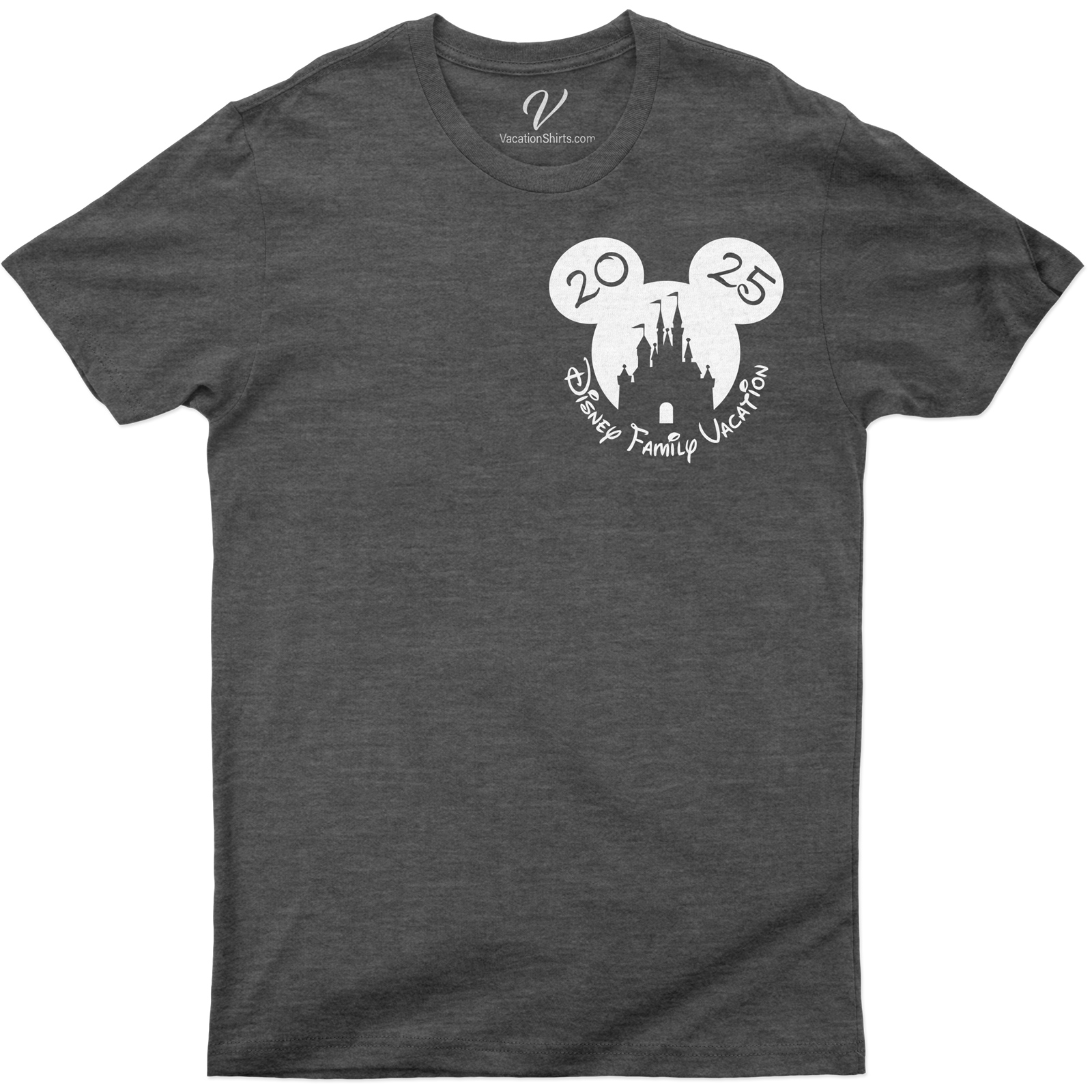 Disney Castle Family Vacation Commemorative Tee Experience magical moments in our Disney Castle Family Vacation Commemorative Tee. Perfect Disney Vacation Apparel, these Disney Family Tees are a charming keepsake. Our Disney Castle T-Shirts make every Disney trip unforgettable. Get your Disney Family Vacation Shirts today!