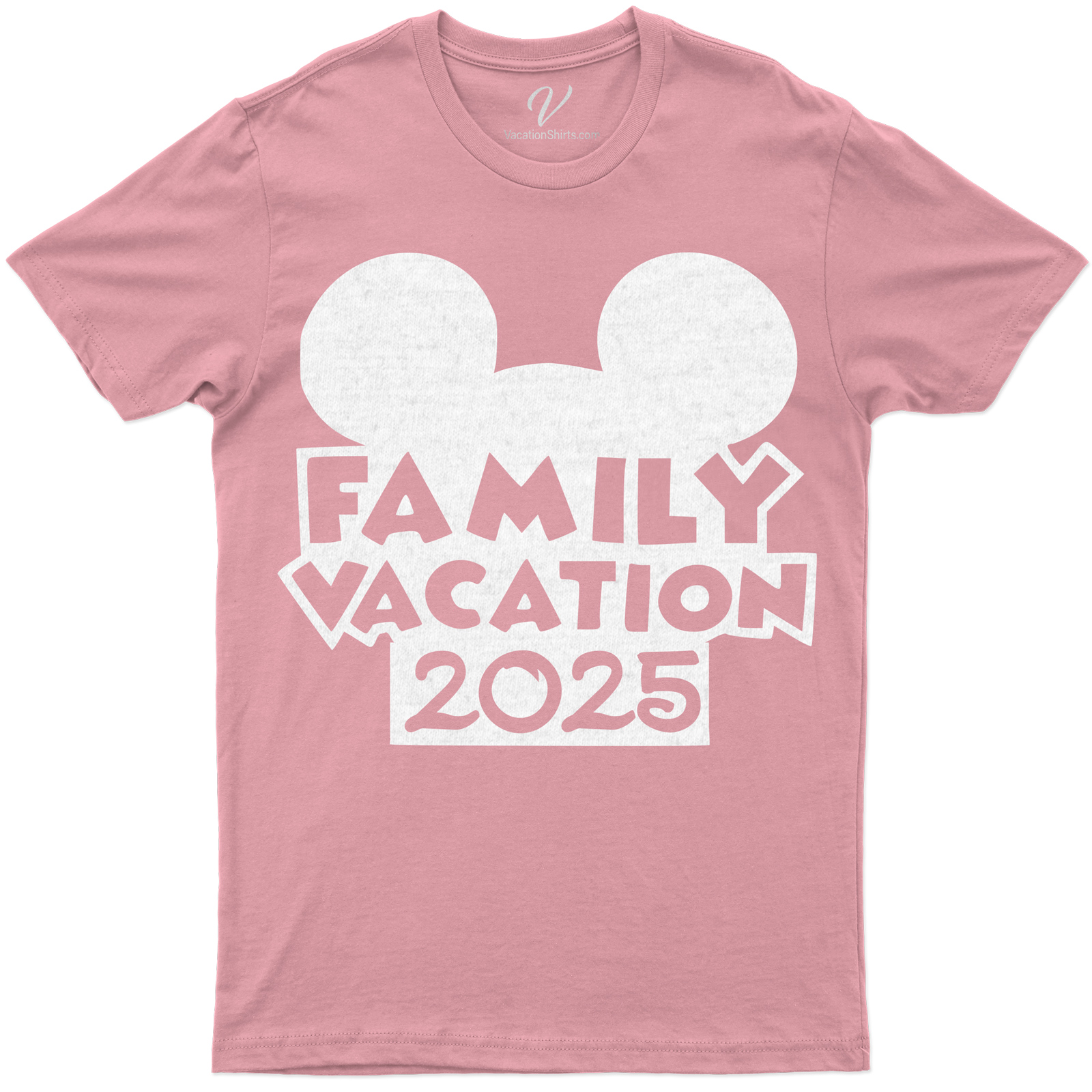 Classic Mouse Ears 2025 Family Vacation Tee Commemorative Design