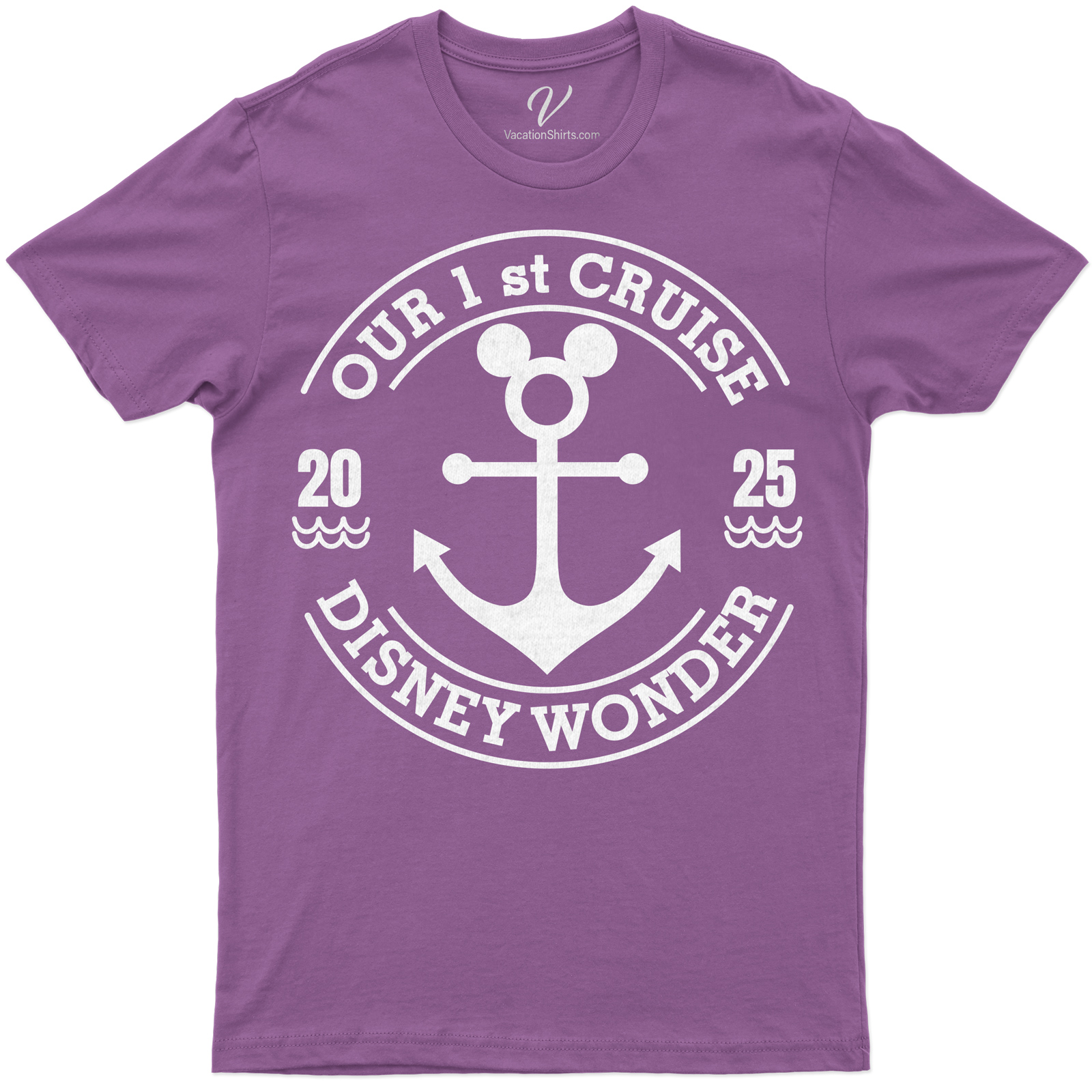 2025 Disney Wonder First Cruise Tee Limited Edition