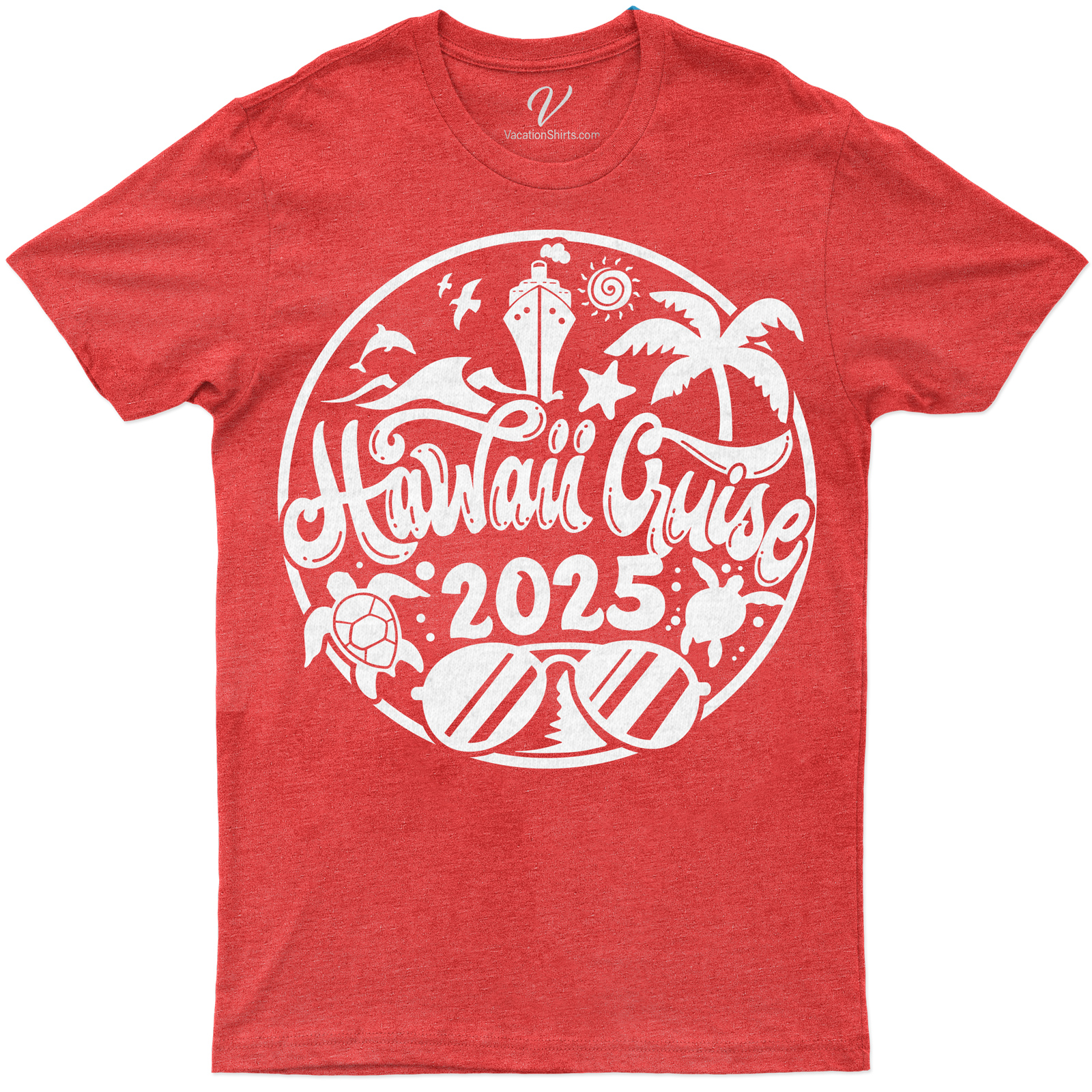 Hawaii Cruise 2025 Tee Tropical Vacation Shirt