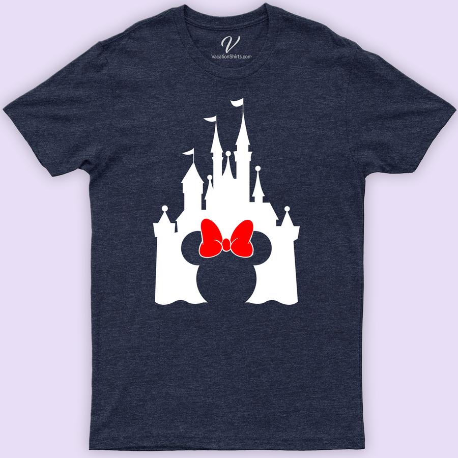 Minnies Disney Castle Shirt Disney Vacation Shirts Embrace the magic with our Minnie's Disney Castle Shirt from VacationShirts.com! Perfect for Disney enthusiasts, this enchanting tee features a dazzling Minnie Mouse Castle design, blending Disney Princess charm with Minnie's iconic style. Ideal for family trips to the Magic Kingdom, it's a must-have for any Disney vacation wardrobe. Dive into the Disney Park spirit with this captivating Minnie Mouse outfit!