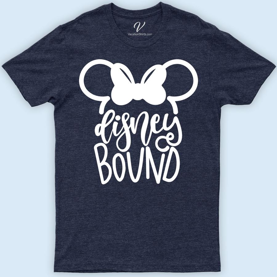 MInnie's Disney Bound Shirt Disney Vacation Shirts Embrace the magic with our Minnie's Disney Bound Shirt from VacationShirts.com! Perfect for Disney family shirts, this custom Minnie T-shirt is your go-to for matching Disney trip outfits. Inspired by Minnie Mouse outfit ideas, it's ideal for any Disney park adventure. Showcase your Minnie-inspired fashion in style!