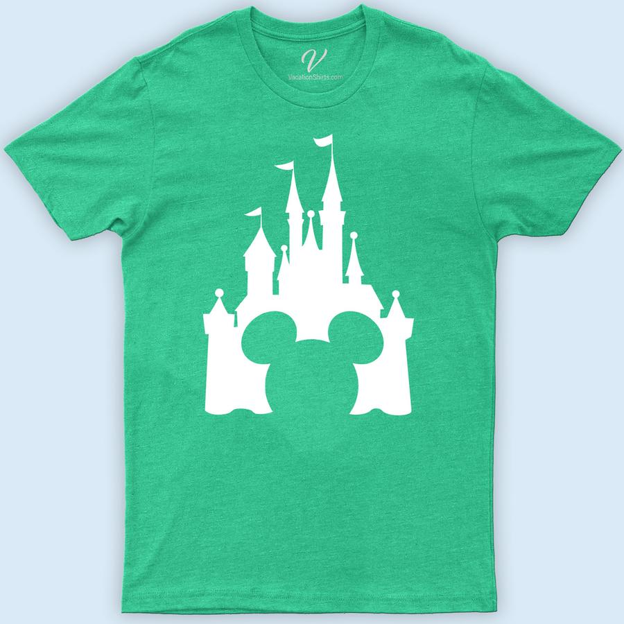 Disney Castle Mickey Shirt Disney Vacation Shirts Embrace the magic with our Disney Castle Mickey Shirt, the perfect addition to your Disney vacation apparel. Featuring an iconic Mickey Mouse silhouette set against the enchanting castle, this Magic Kingdom tee is ideal for family matching. Elevate your Disney park gear and make memories in style with this must-have outfit!