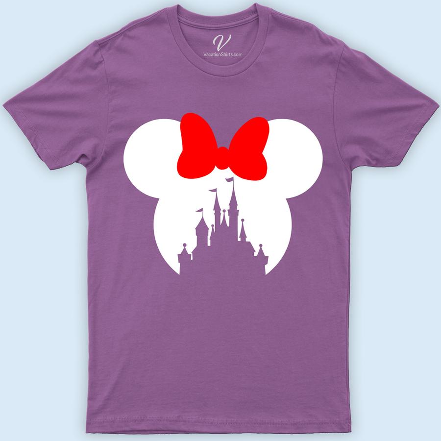 Minnie's Castle Shirt Disney Vacation Shirts Discover the enchantment with our Minnie's Castle Shirt from VacationShirts.com! Perfect for Disney fans, this custom Minnie Castle T-shirt blends iconic Minnie Mouse apparel charm with Magic Kingdom inspiration. Ideal for family outfits, it's a must-have for your Disney vacation wardrobe. Embrace the magic in style!
