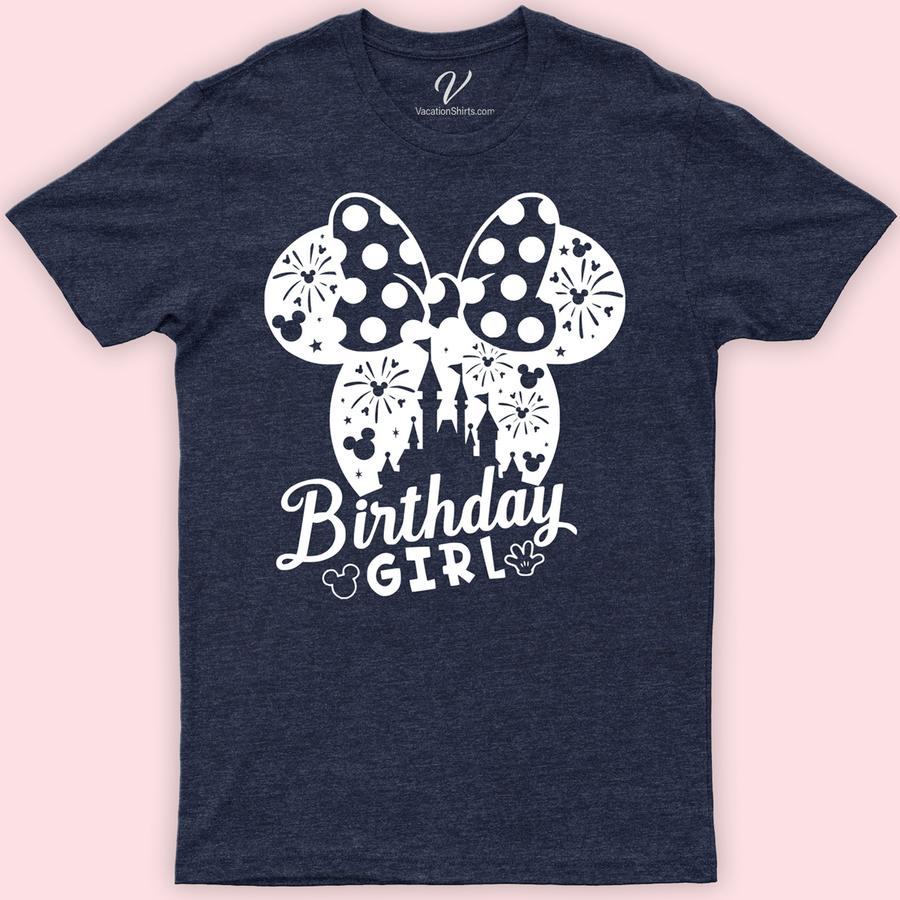 Disney Birthday Girl Shirt Disney Vacation Shirts Celebrate her special day with our enchanting Disney Birthday Girl Shirt! Customizable with her favorite Disney Princess or Mickey & Minnie designs, this personalized tee adds magic to any Disney birthday party or Magic Kingdom trip. Perfect for every Disney-loving birthday girl, it's the ultimate outfit for unforgettable memories!