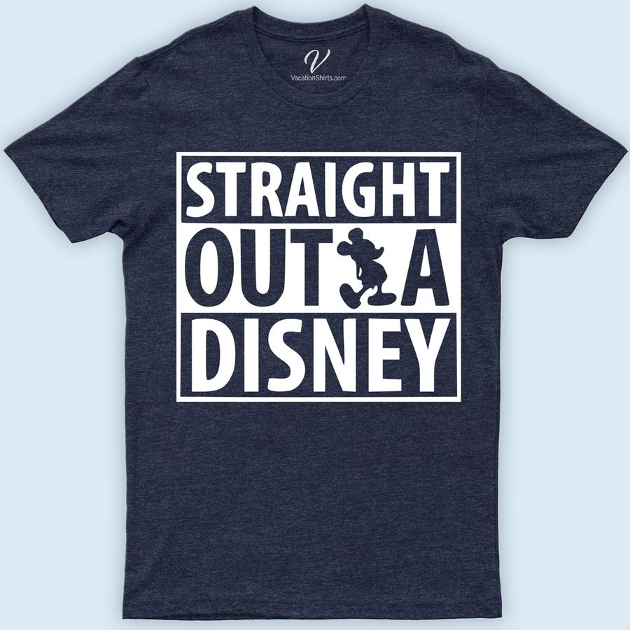 Straight Outta Disney Shirt Disney Vacation Shirts Embrace the magic with our Straight Outta Disney Shirt, perfect for your Disney family adventure! Customizable and stylish, these Disney Vacation Tees are ideal for matching group looks. Personalize your Disney Trip with our unique Disney Bound Tees, ensuring your Disney Theme Park experience is unforgettable. Get yours now!
