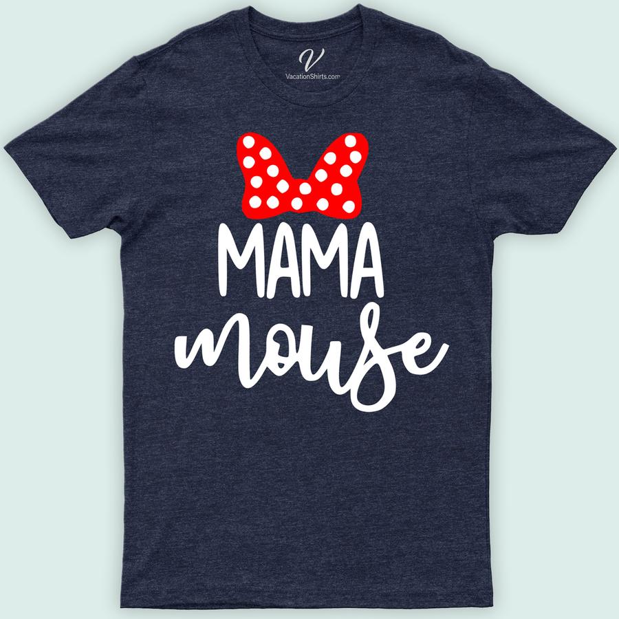 Mama Mouse Disney Shirt Disney Vacation Shirts Discover the enchanting Mama Mouse Disney Shirt from VacationShirts.com, the perfect blend of style and magic for every Disney Mom. This personalized Disney Mom Tee, featuring adorable Mickey Mouse Mom Shirt designs, is ideal for matching Disney outfits. Elevate your Disney vacation apparel with this custom, cute Disney top for moms.